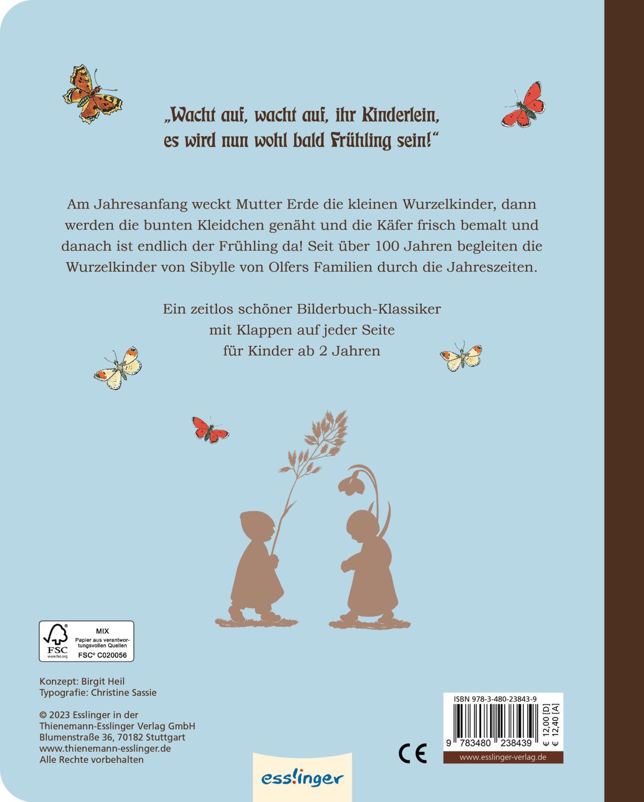 Rückseitencover Etwas von den Wurzelkindern: Pappbilderbuch mit Klappen