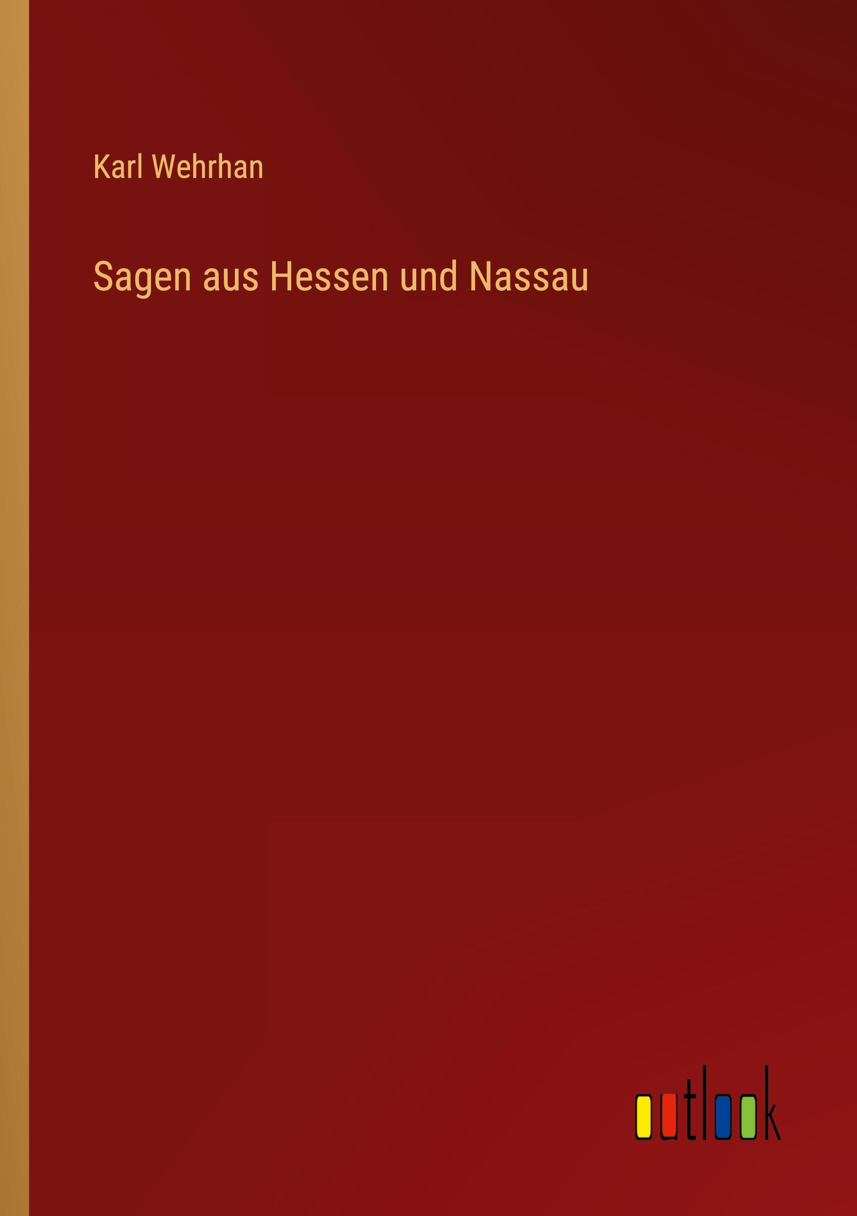 Vorderes Coverbild Sagen aus Hessen und Nassau