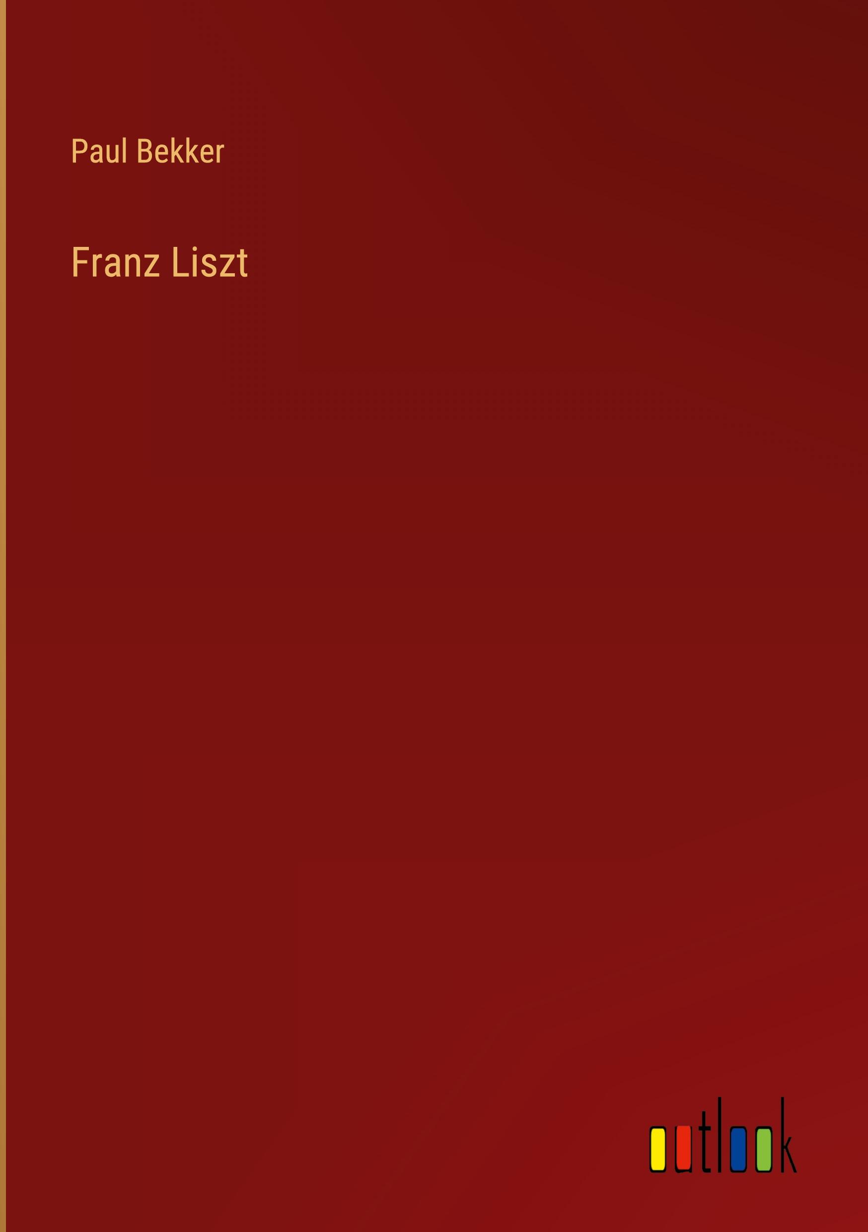 Vorderes Coverbild Franz Liszt