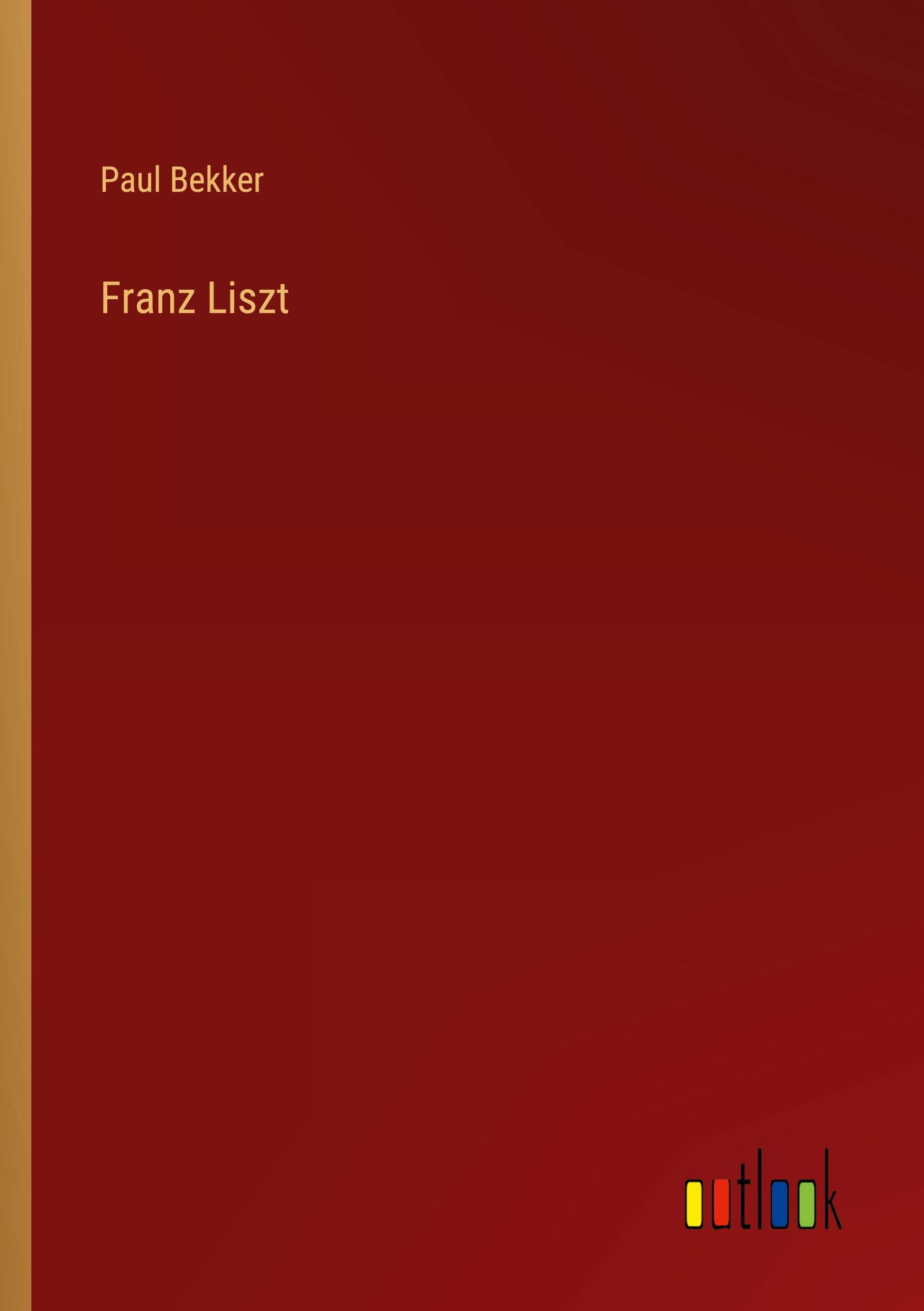 Vorderes Coverbild Franz Liszt