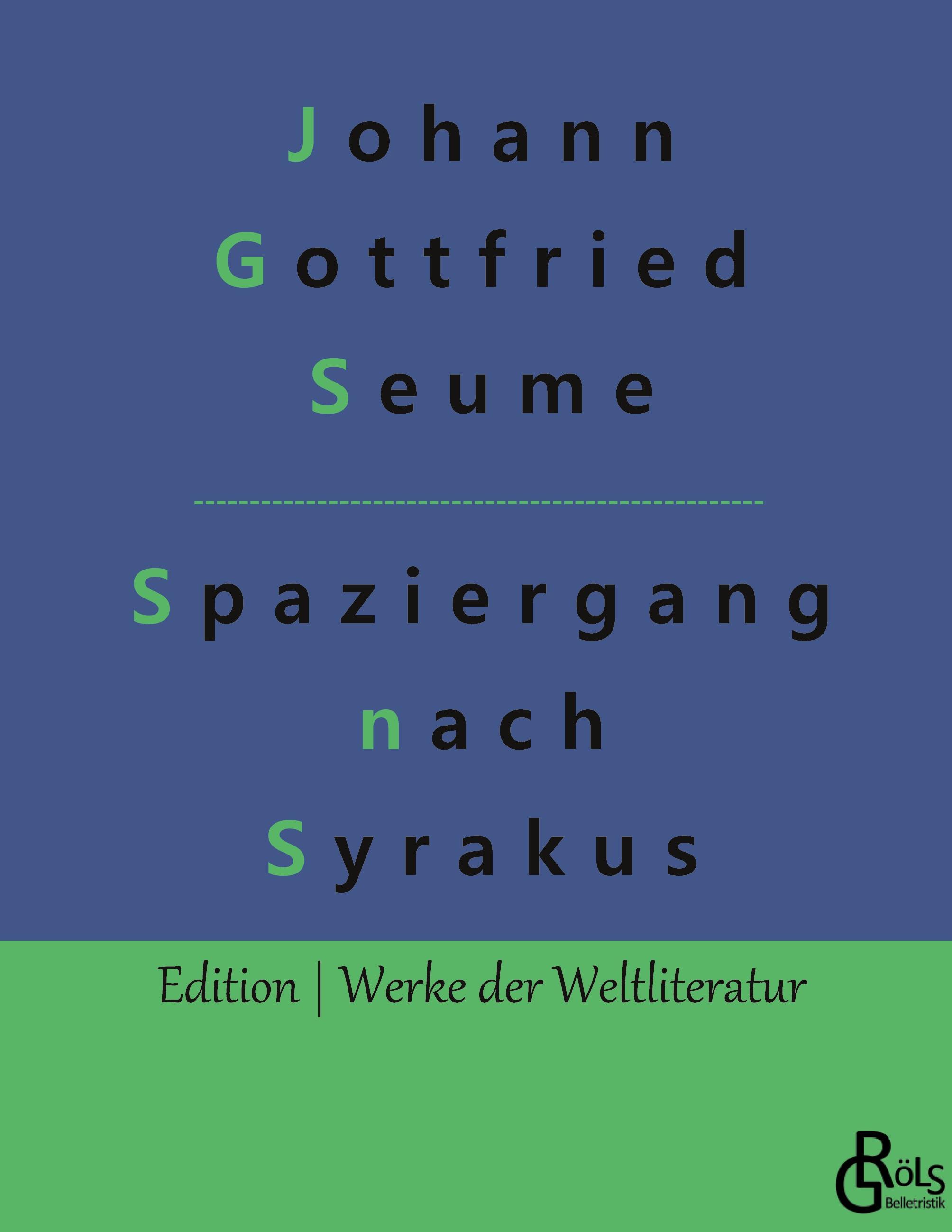 Vorderes Coverbild Spaziergang nach Syrakus