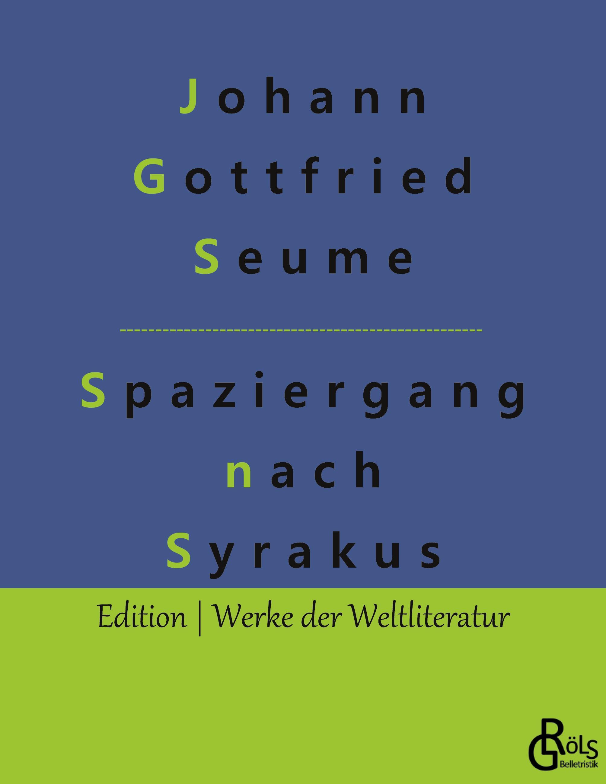 Vorderes Coverbild Spaziergang nach Syrakus