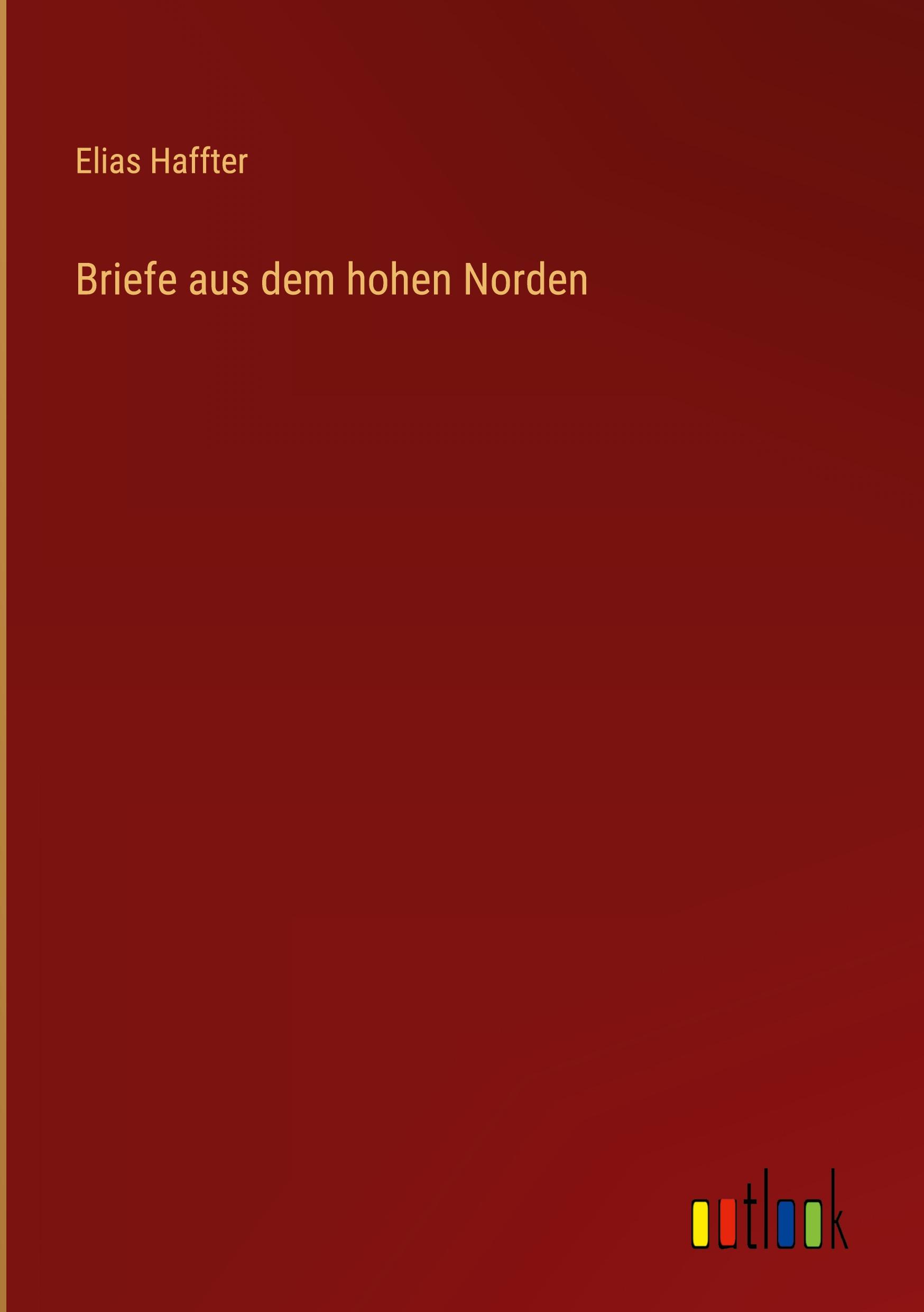 Vorderes Coverbild Briefe aus dem hohen Norden