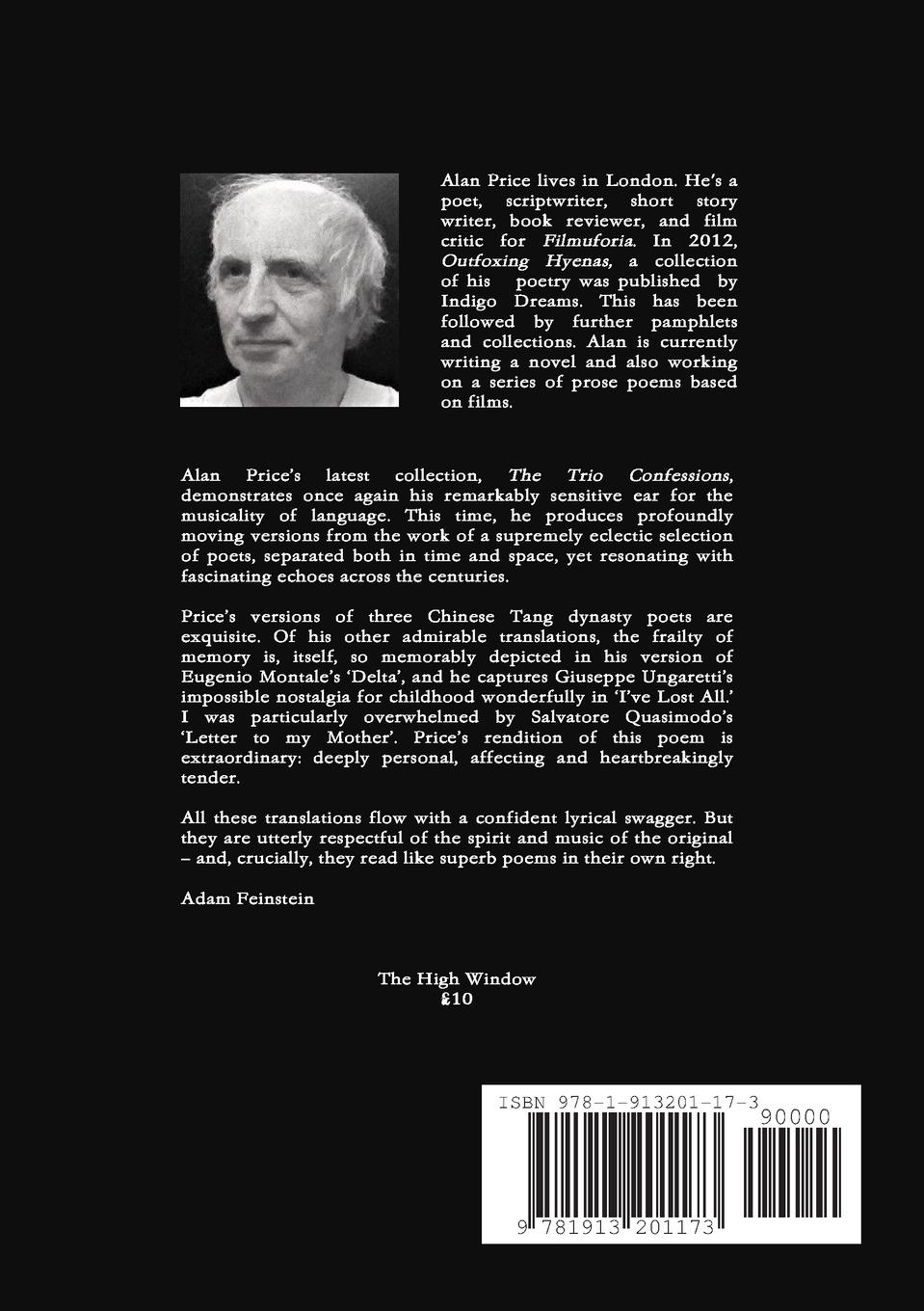 Rückseitencover The Trio Confessions