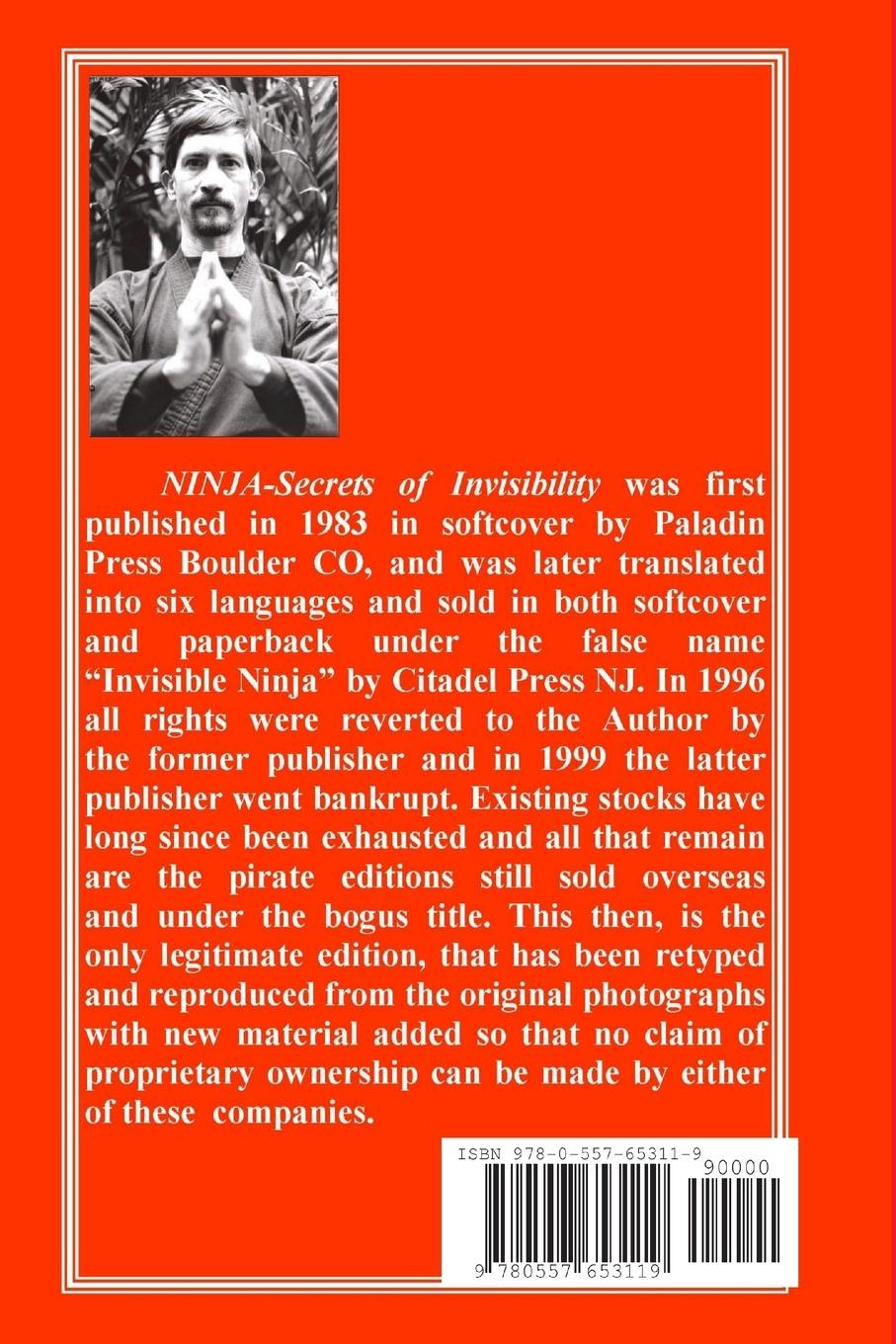 Rückseitencover Secrets of Invisibility