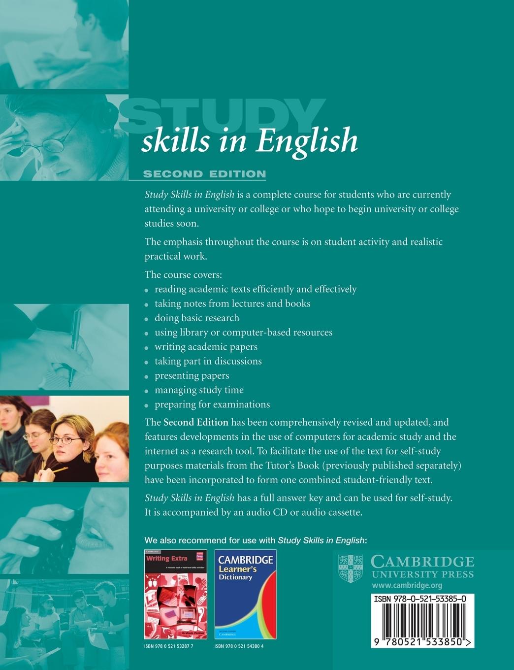 Rückseitencover Study Skills in English