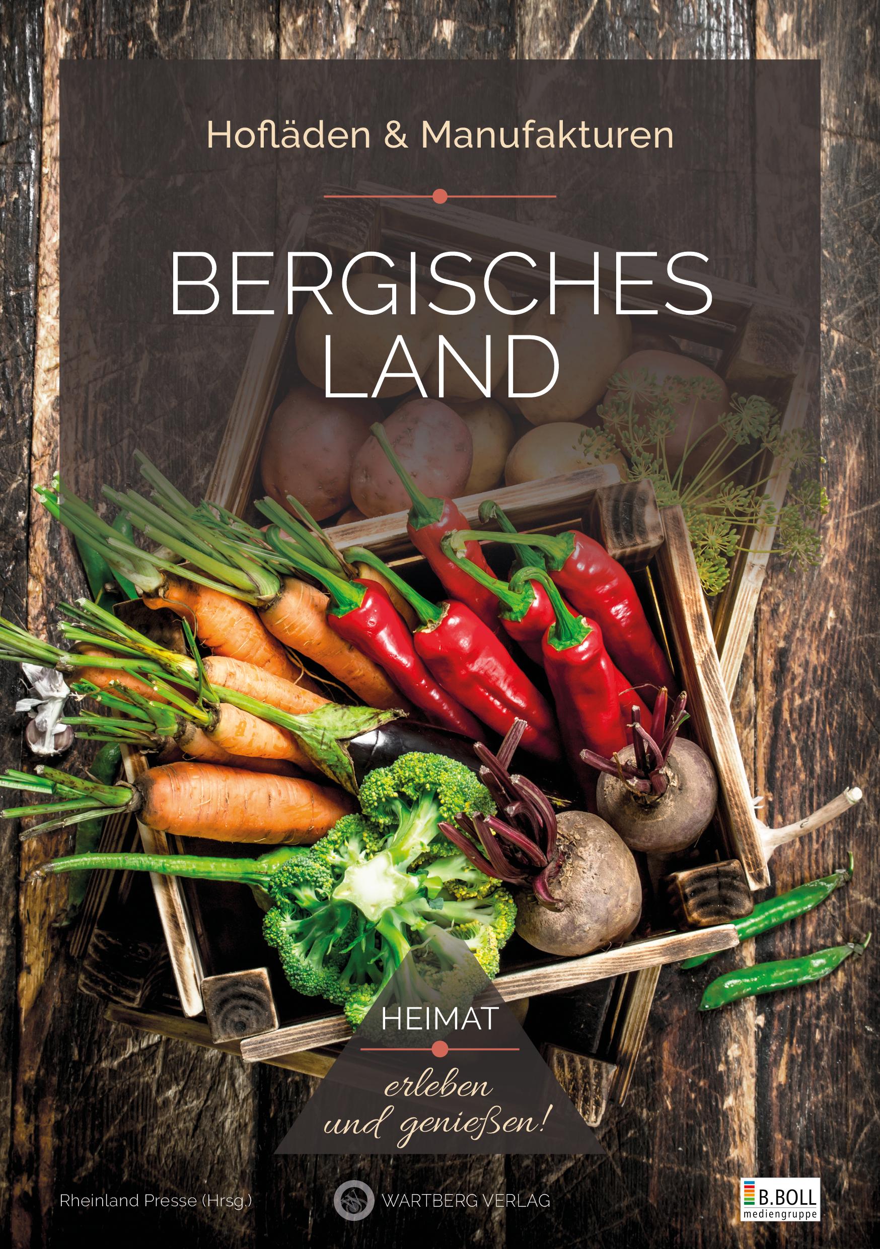 Vorderes Coverbild Bergisches Land - Hofläden & Manufakturen
