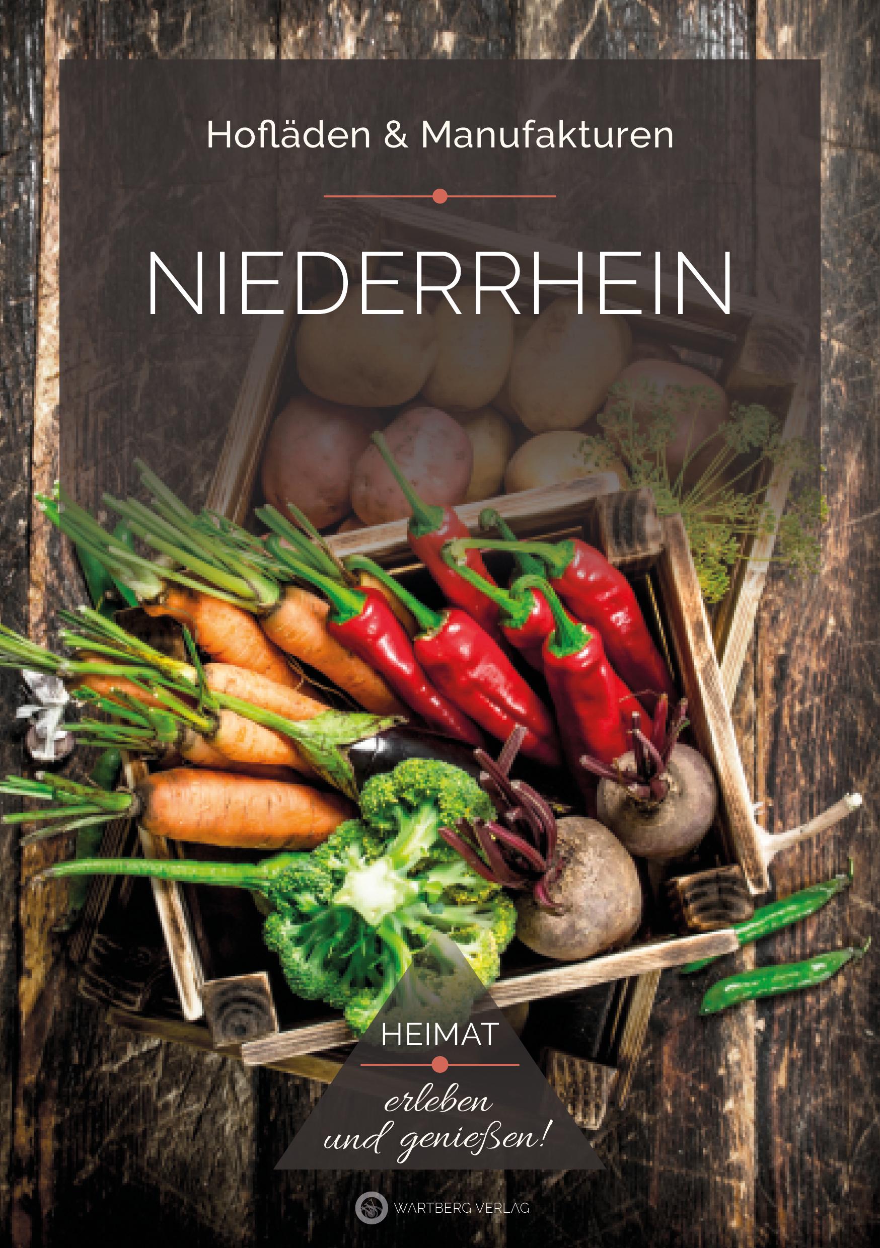 Vorderes Coverbild Niederrhein - Hofläden & Manufakturen