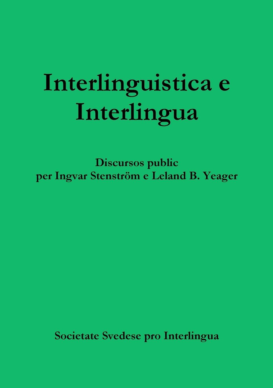 Vorderes Coverbild Interlinguistica e Interlingua