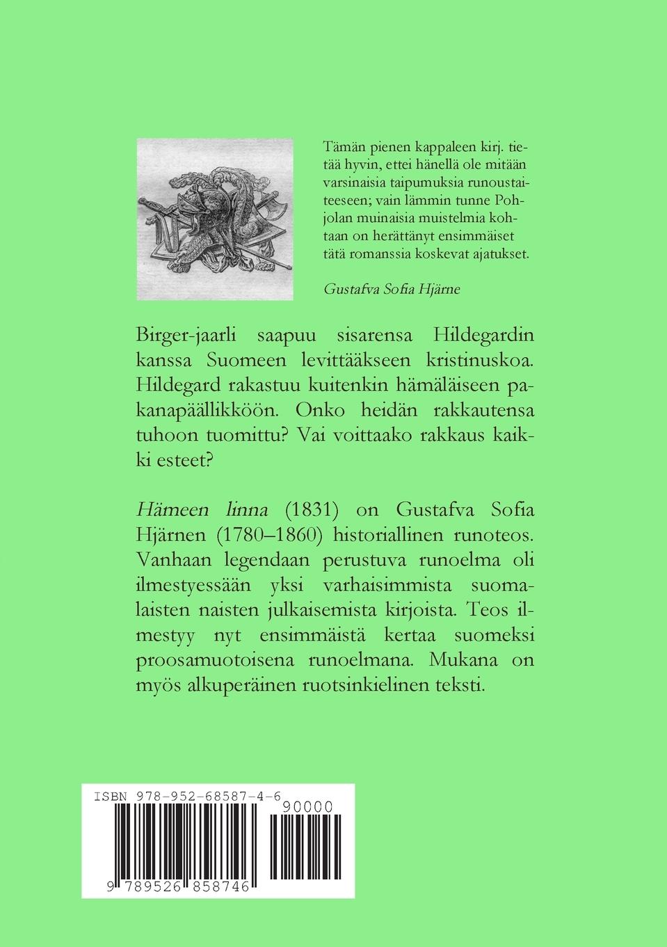 Rückseitencover Hämeen linna