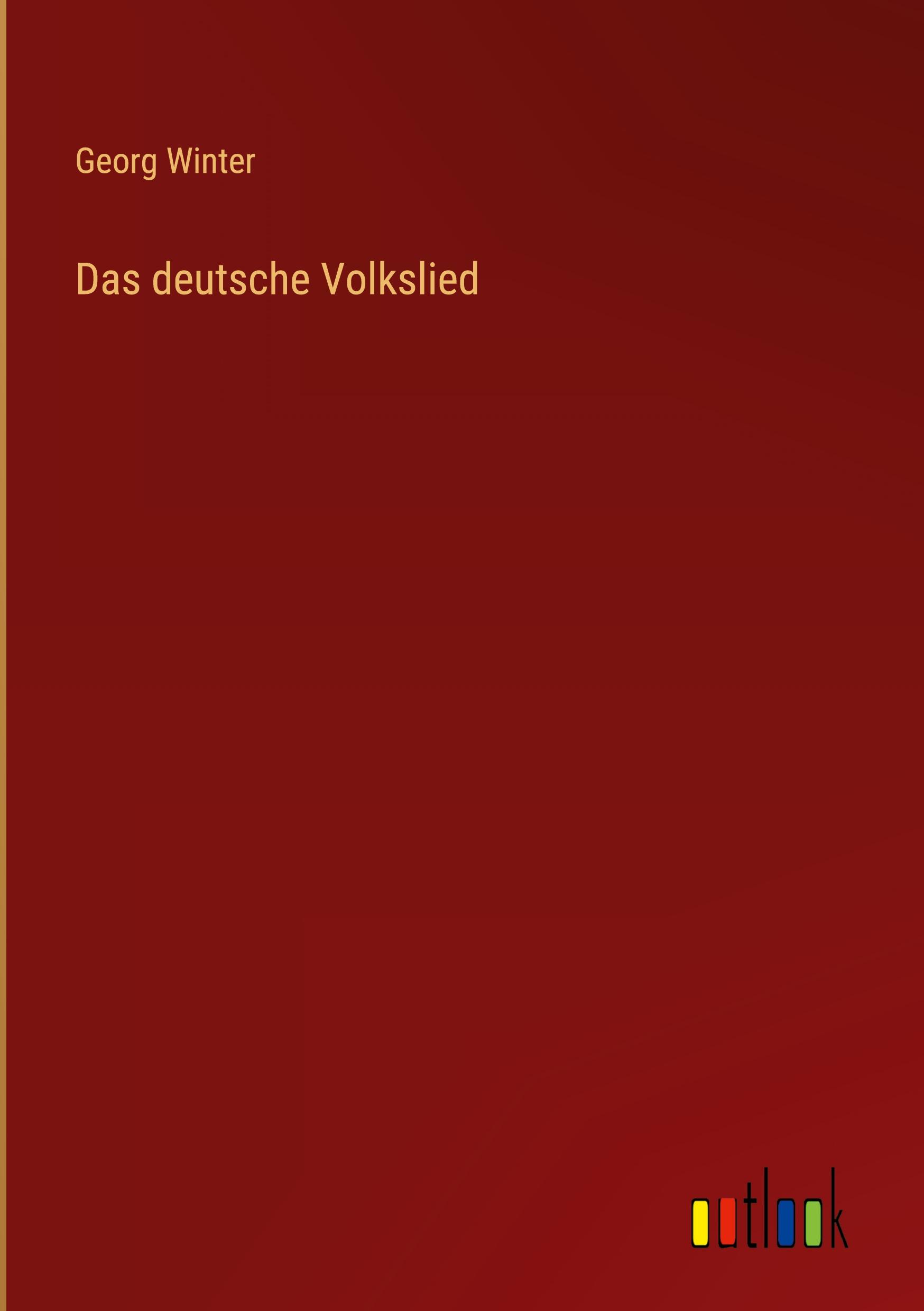 Vorderes Coverbild Das deutsche Volkslied