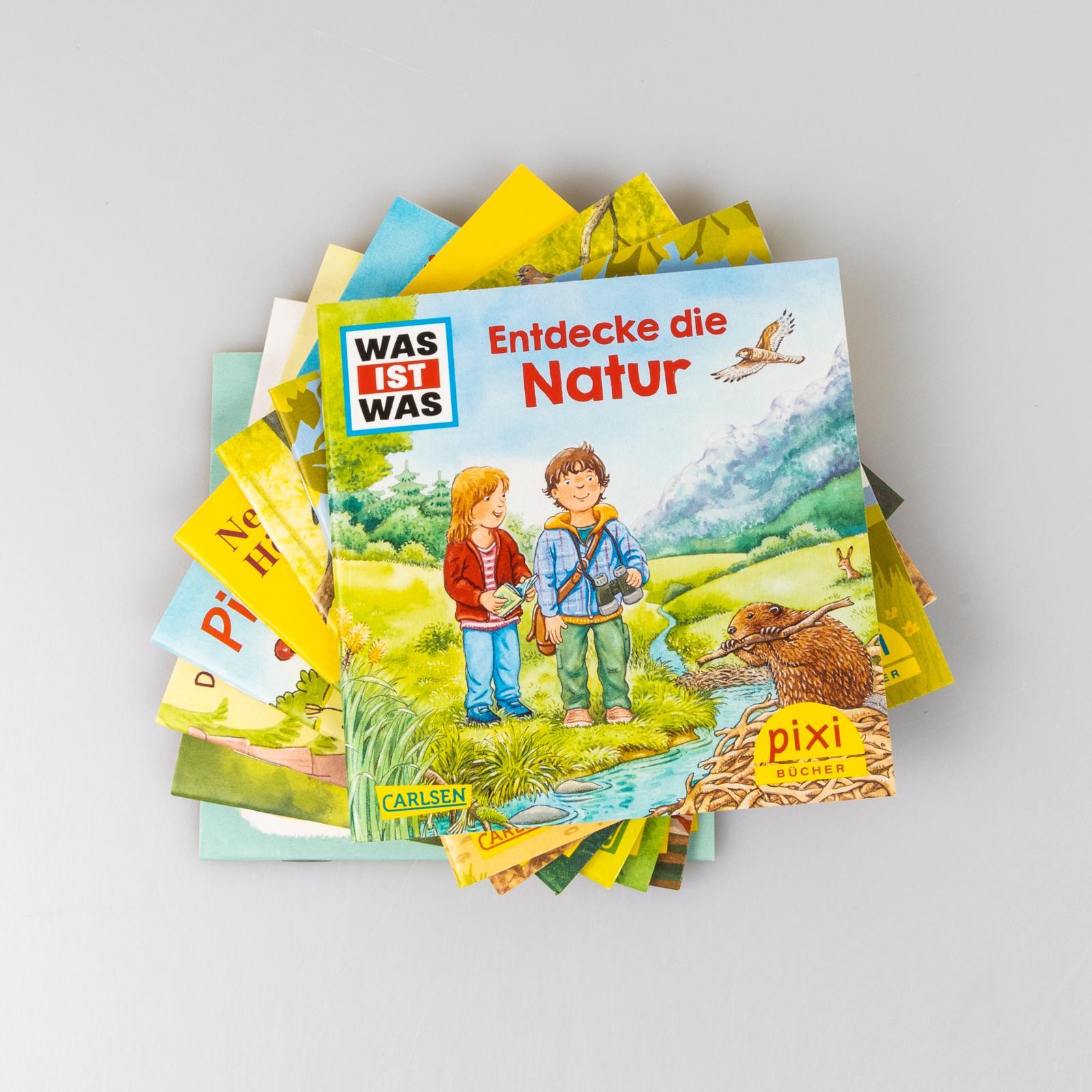 Beispielinhalt (Bild) Pixi-8er-Set 290: Pixi liebt die Natur (8x1 Exemplar)