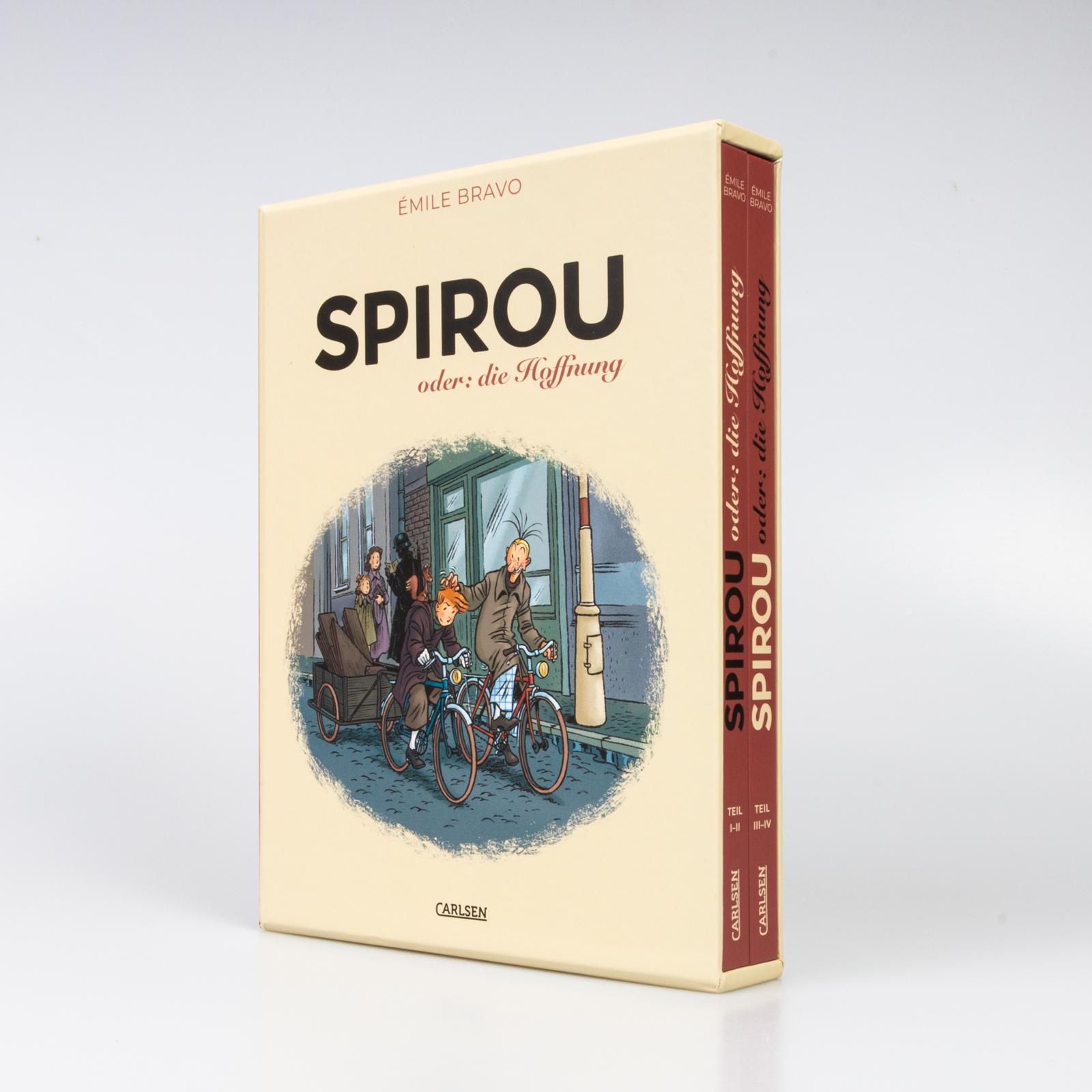 Beispielinhalt (Bild) Spirou und Fantasio Spezial: Spirou oder: die Hoffnung 1-4 im Schuber