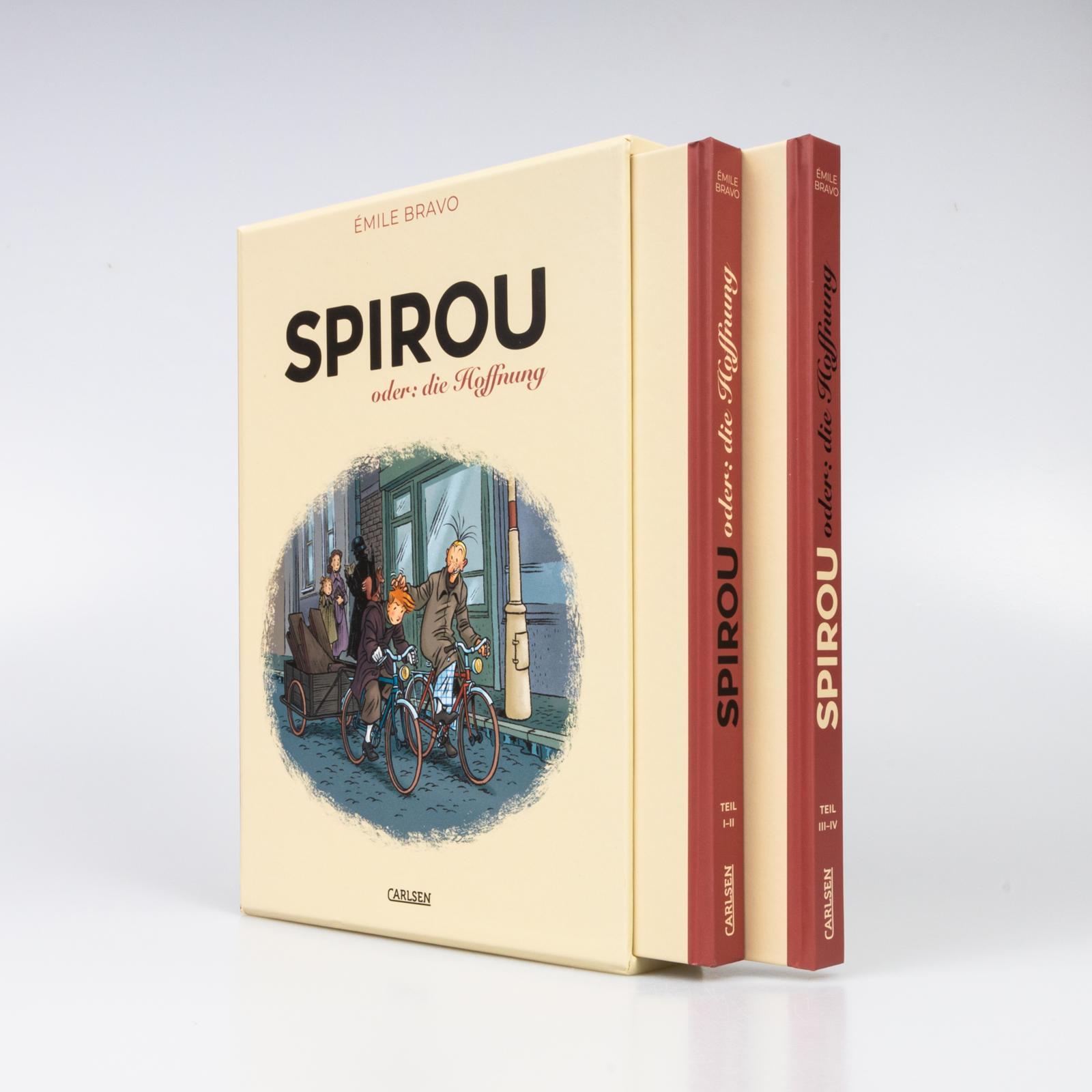 Beispielinhalt (Bild) Spirou und Fantasio Spezial: Spirou oder: die Hoffnung 1-4 im Schuber