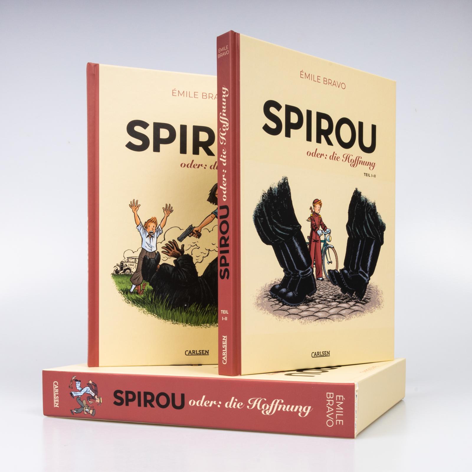 Beispielinhalt (Bild) Spirou und Fantasio Spezial: Spirou oder: die Hoffnung 1-4 im Schuber