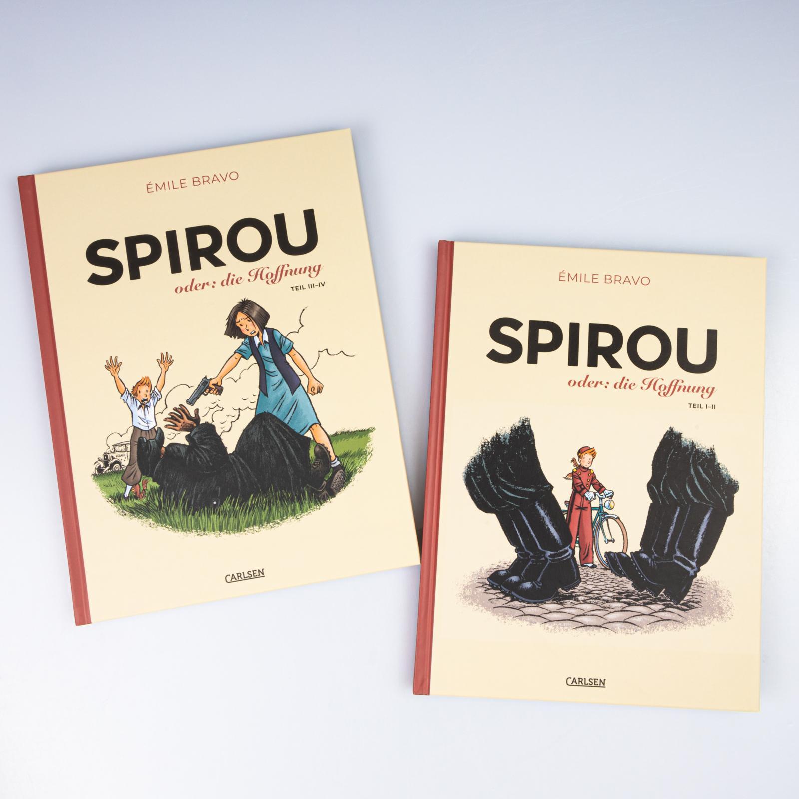 Beispielinhalt (Bild) Spirou und Fantasio Spezial: Spirou oder: die Hoffnung 1-4 im Schuber