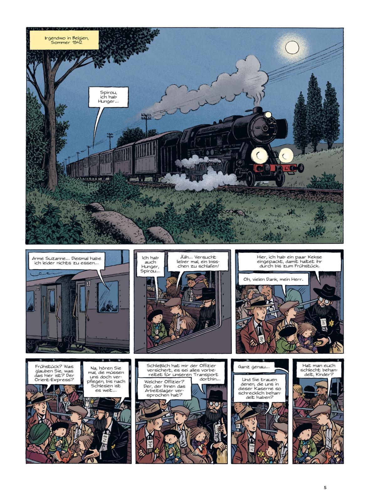 Beispielinhalt (Bild) Spirou und Fantasio Spezial: Spirou oder: die Hoffnung 1-4 im Schuber