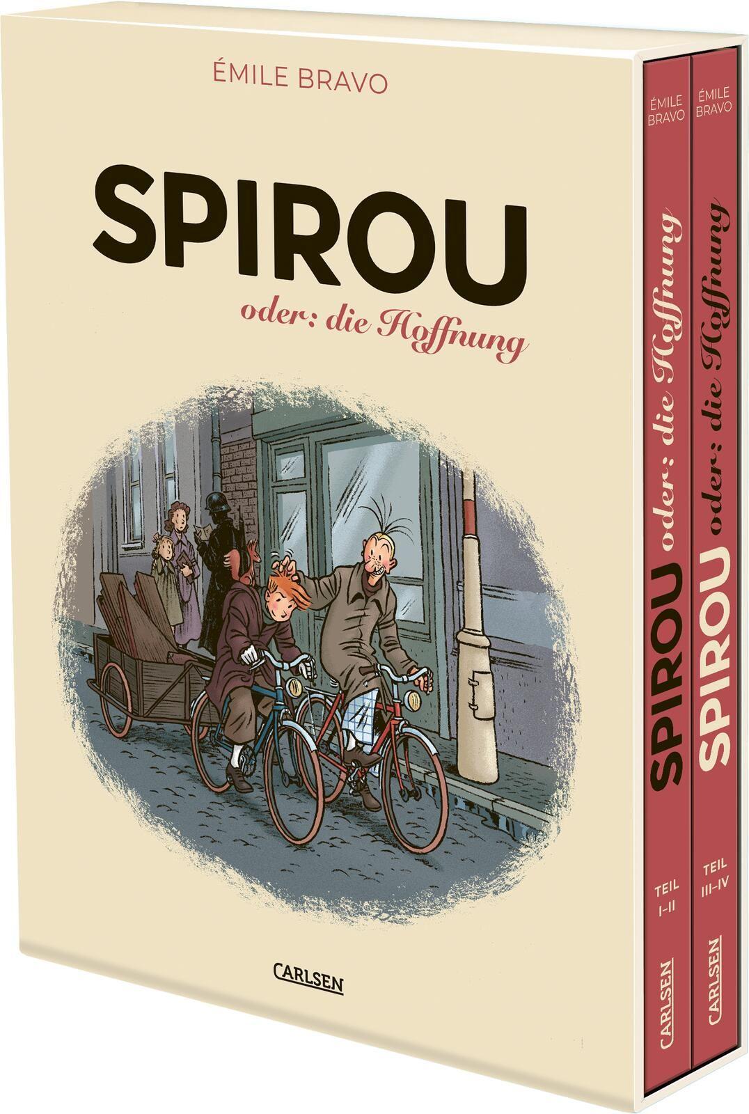 Vorderes Coverbild Spirou und Fantasio Spezial: Spirou oder: die Hoffnung 1-4 im Schuber