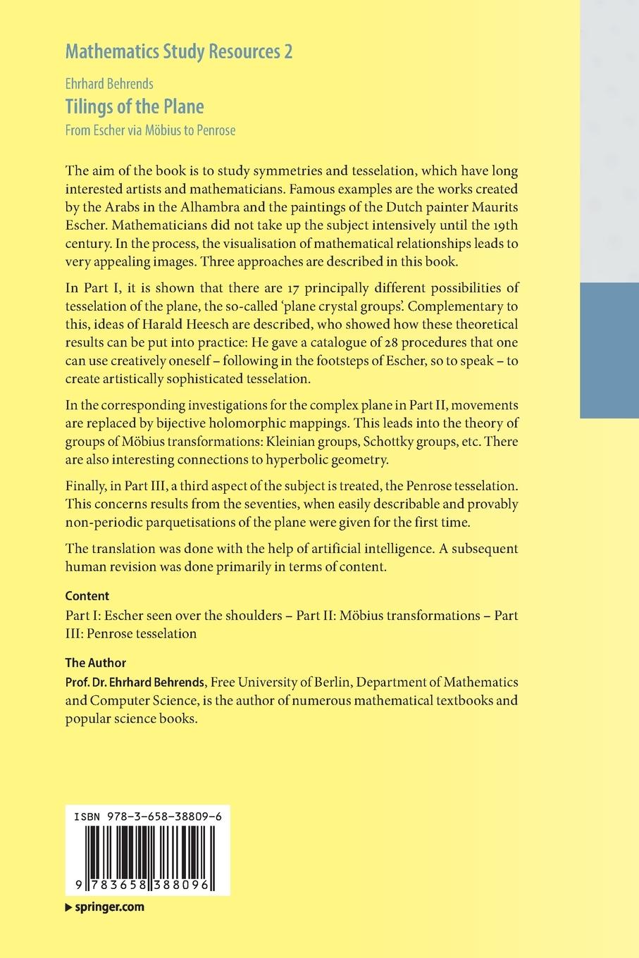 Rückseitencover Tilings of the Plane