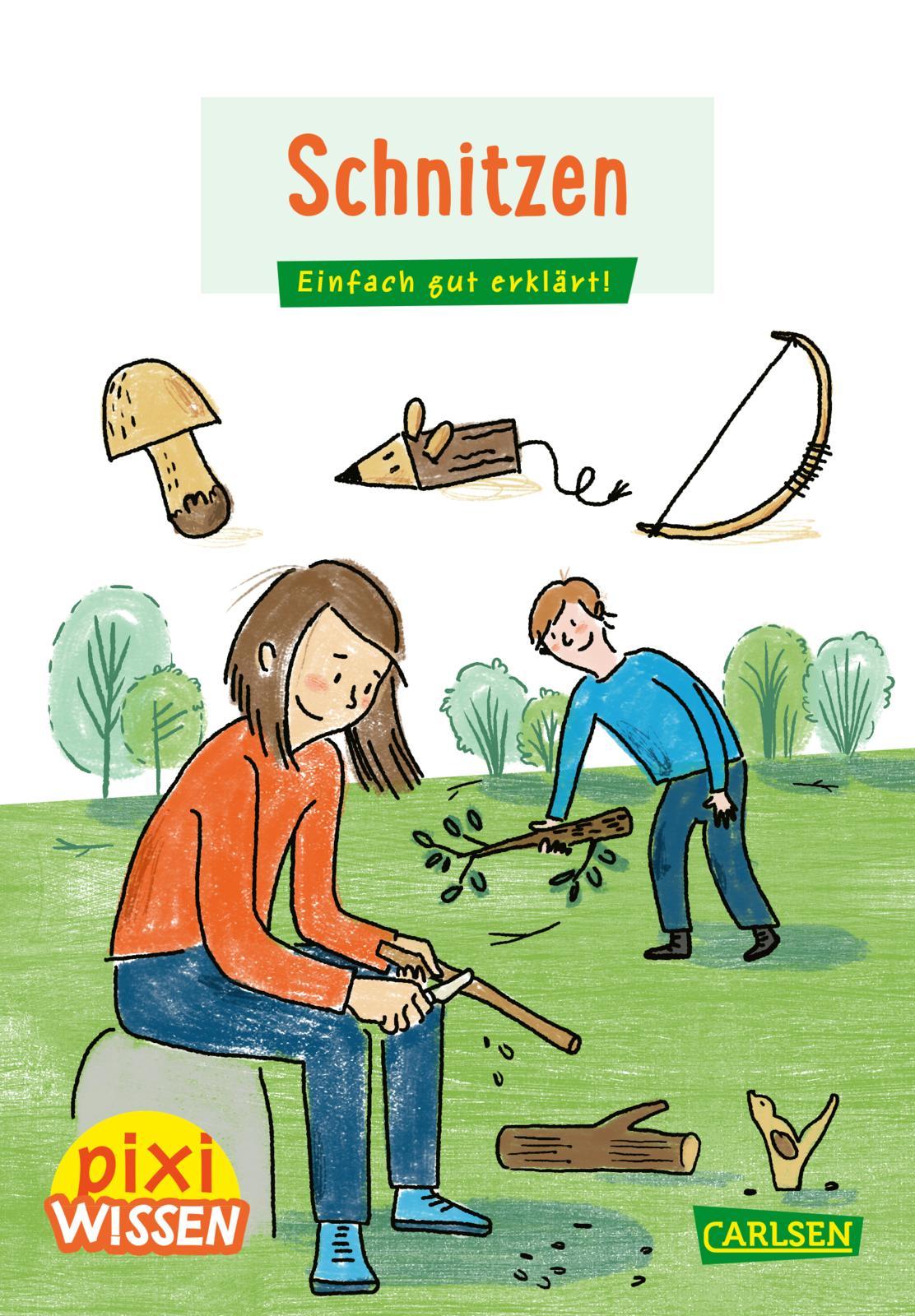 Vorderes Coverbild Pixi Wissen 114: VE 5 Schnitzen