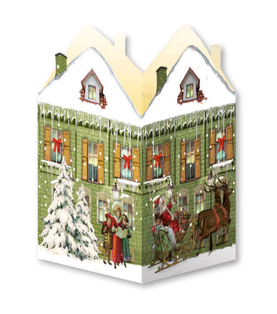 Beispielinhalt (Bild) Nostalgische Weihnachtshäuser