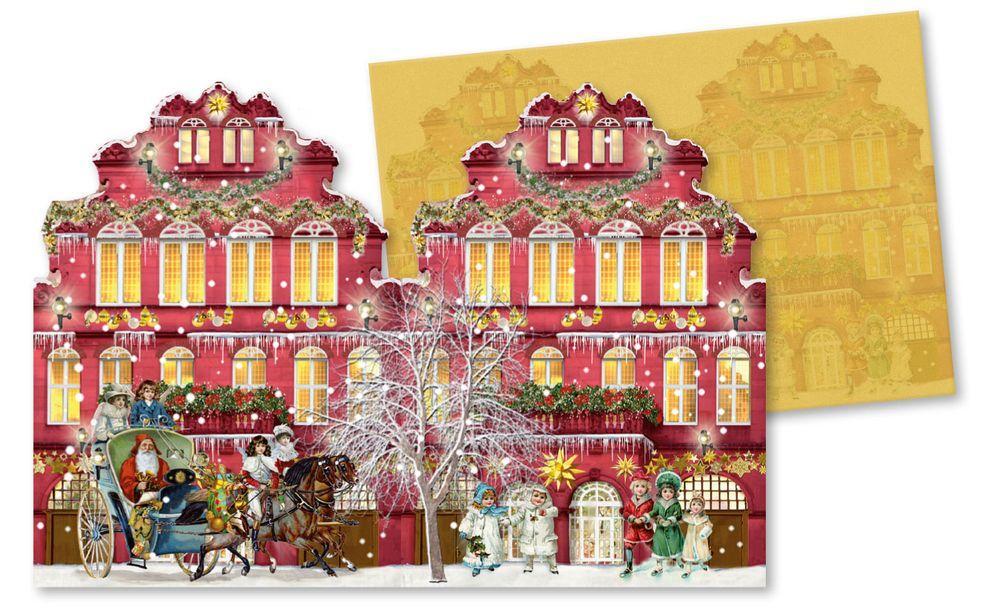 Beispielinhalt (Bild) Nostalgische Weihnachtshäuser