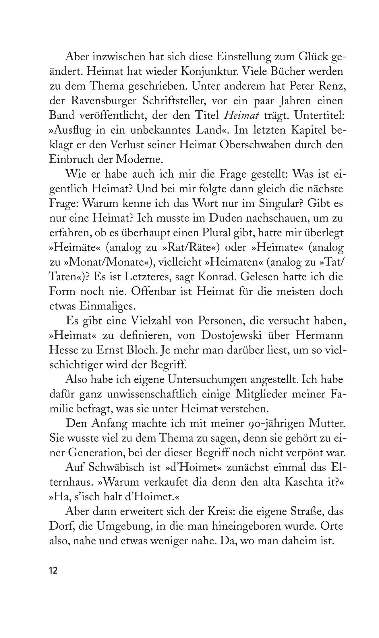 Beispielinhalt (Bild) Diese Hügel sind mir nah. Bodensee und Oberschwaben