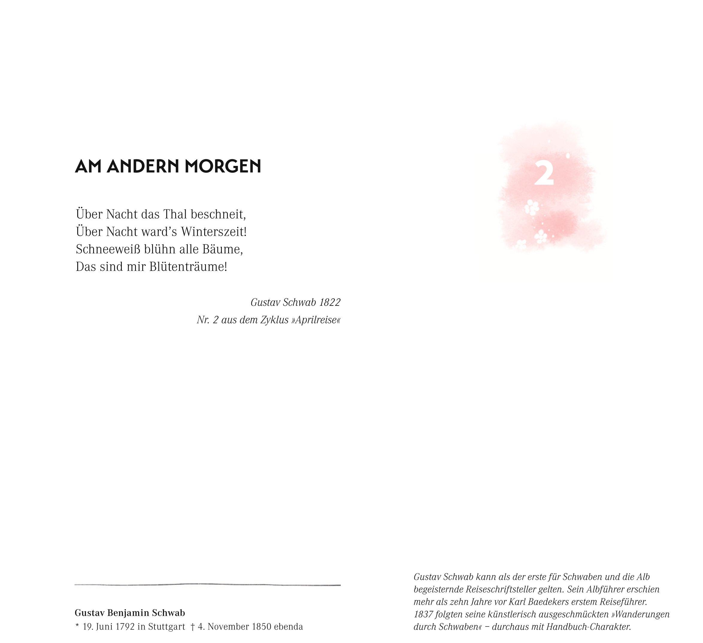 Beispielinhalt (Bild) Literarischer Adventskalender für Baden und Württemberg