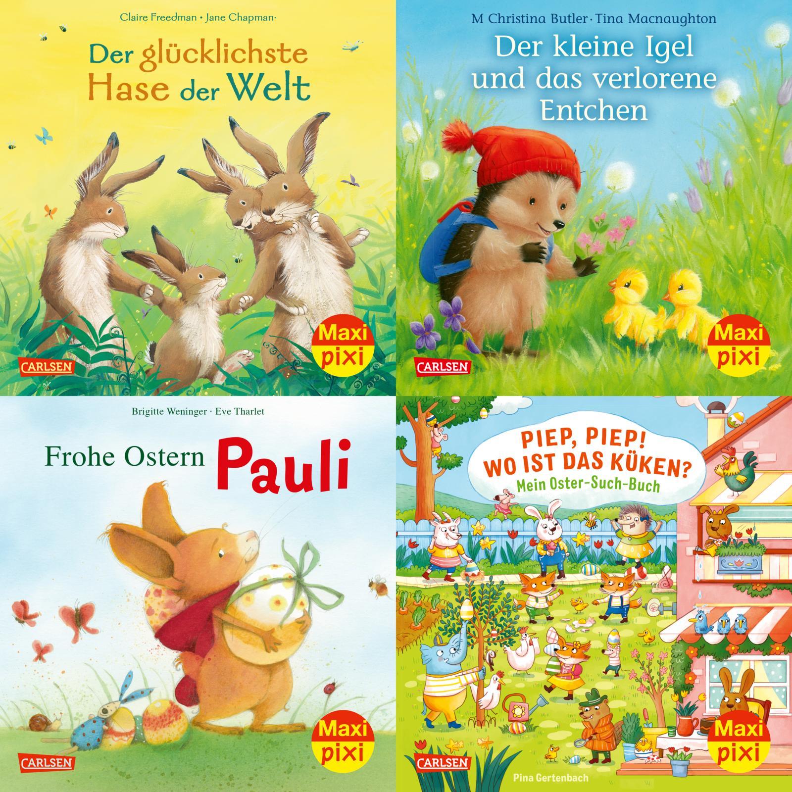 Vorderes Coverbild Maxi-Pixi-4er-Set 102: Endlich Frühling! (4x1 Exemplar)