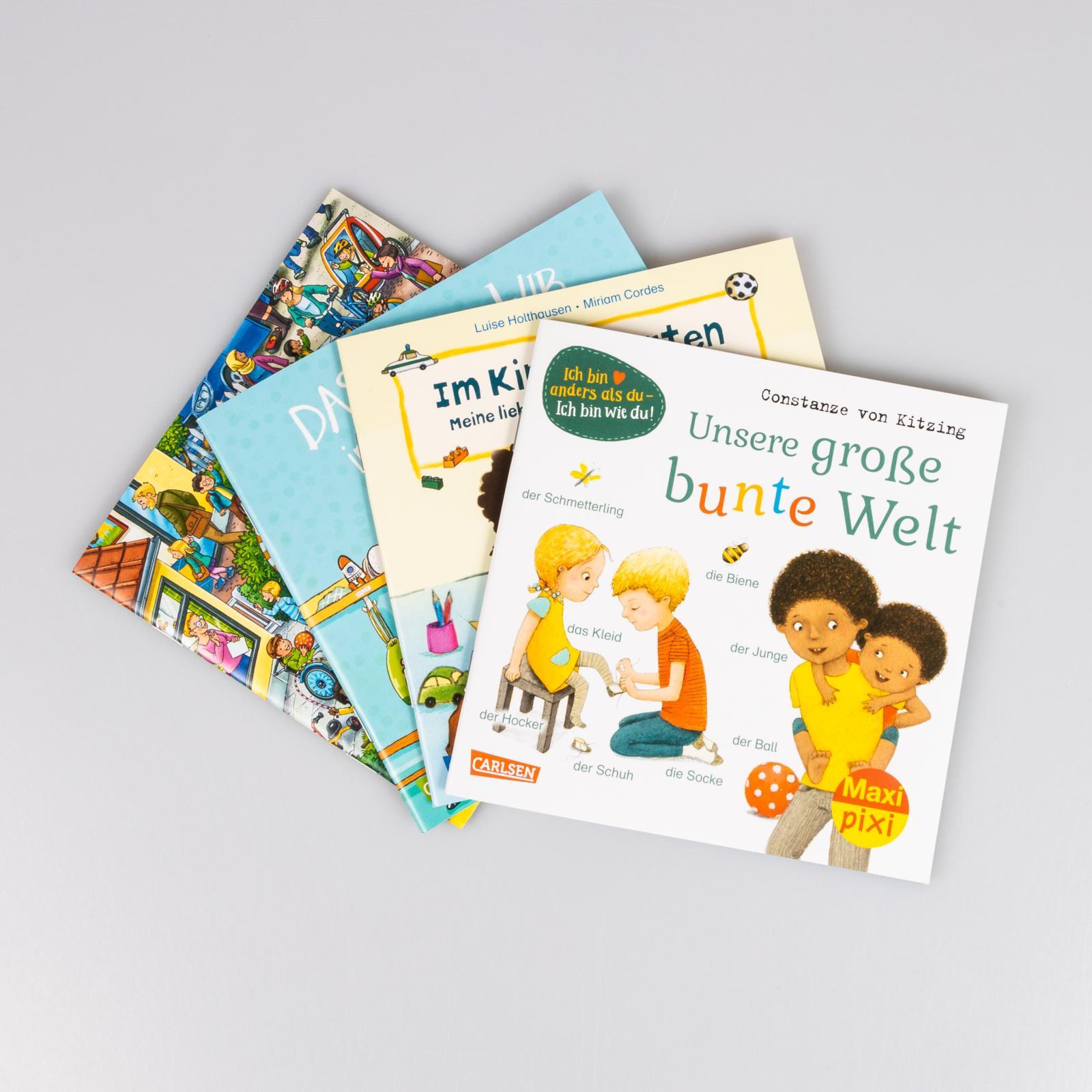 Beispielinhalt (Bild) Maxi-Pixi-4er-Set 95: Neues aus dem Kindergarten (4x1 Exemplar)