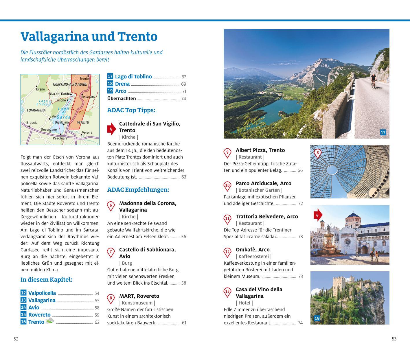 Beispielinhalt (Bild) ADAC Reiseführer Gardasee