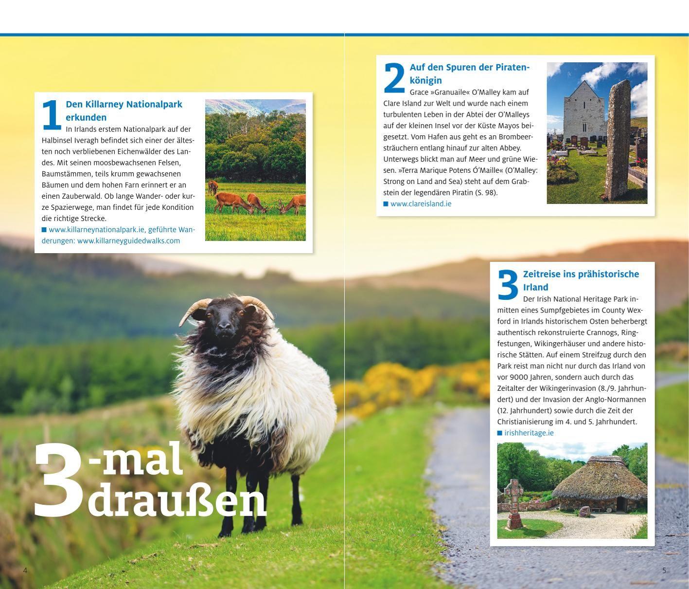 Beispielinhalt (Bild) ADAC Reiseführer Irland