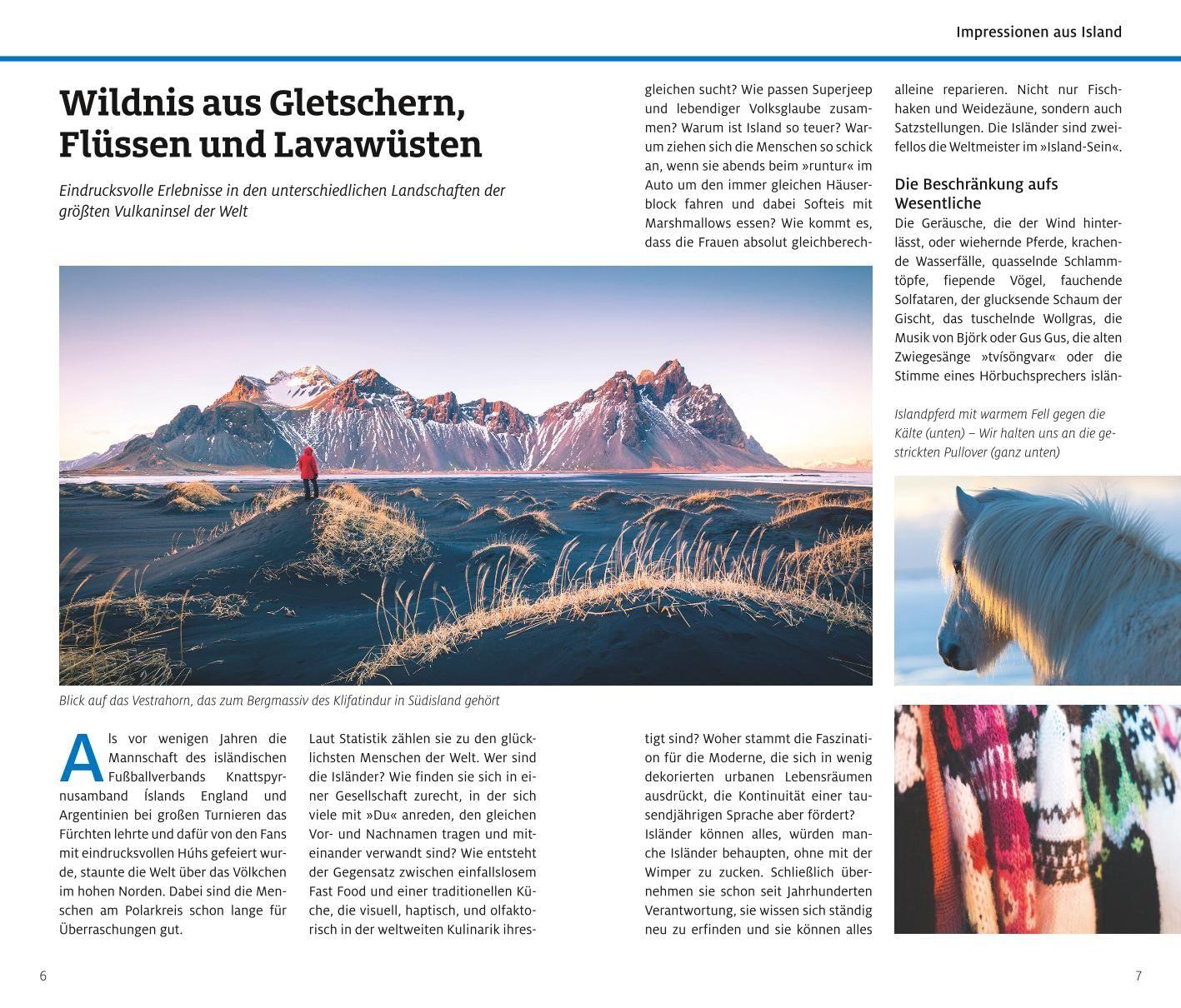 Beispielinhalt (Bild) ADAC Reiseführer Island