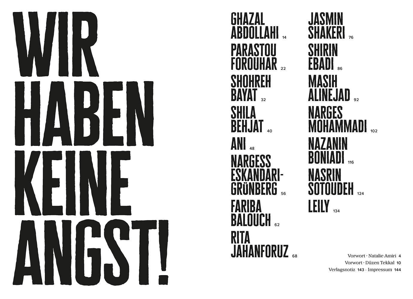 Beispielinhalt (Bild) Die mutigen Frauen Irans