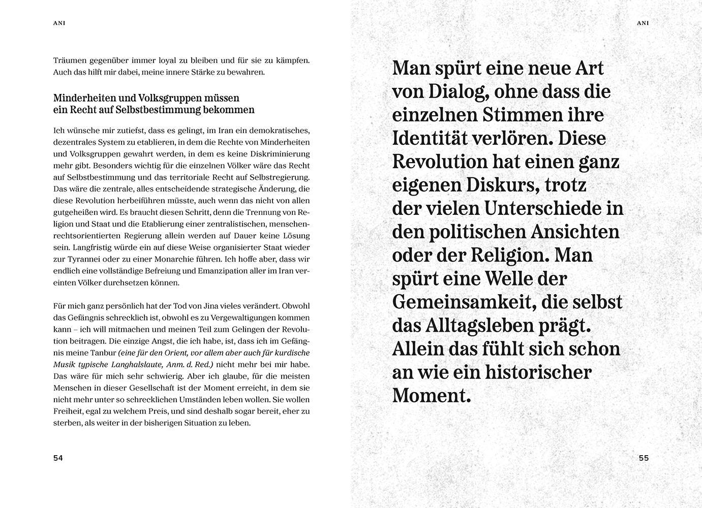 Beispielinhalt (Bild) Die mutigen Frauen Irans