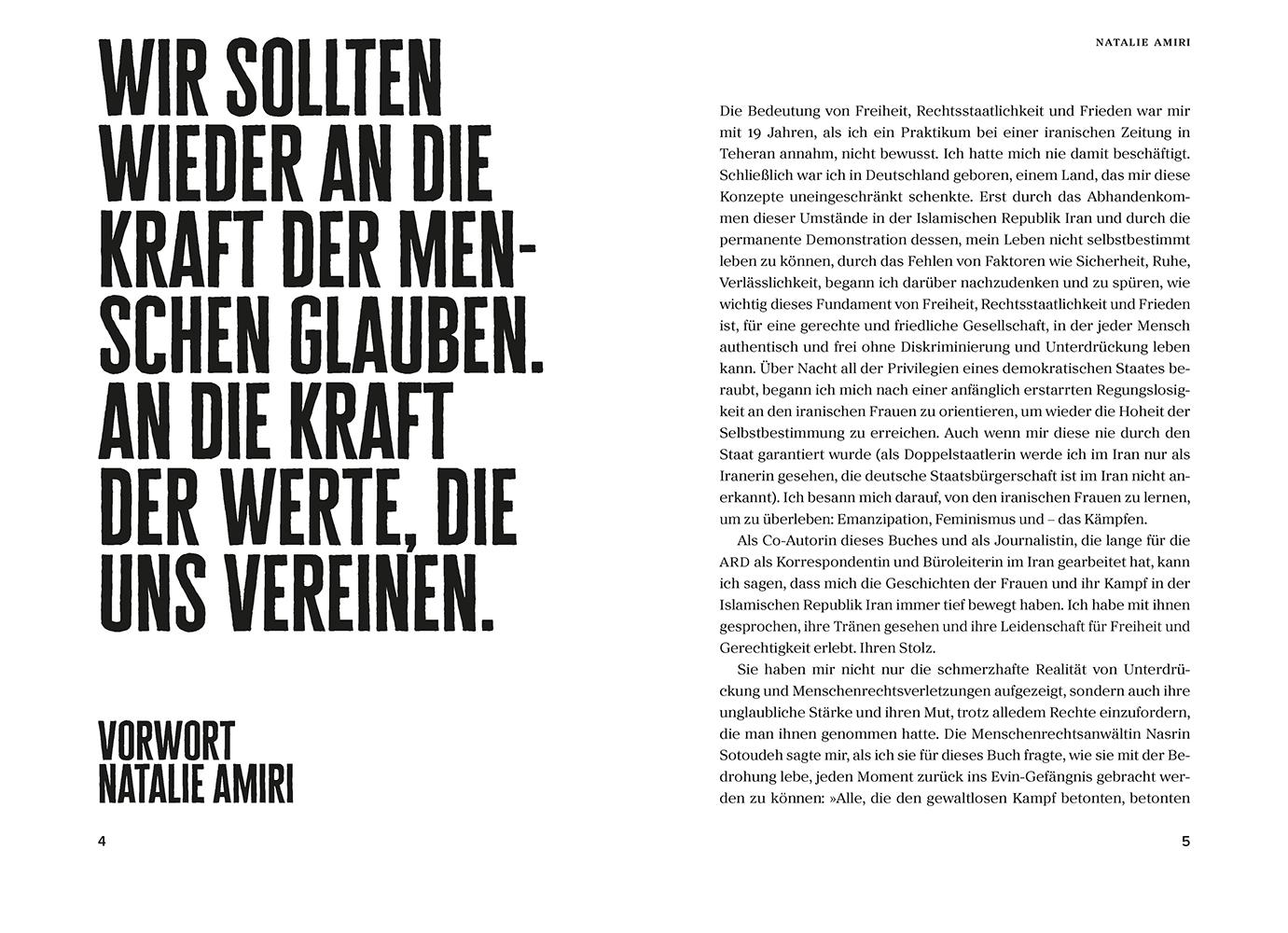 Beispielinhalt (Bild) Die mutigen Frauen Irans