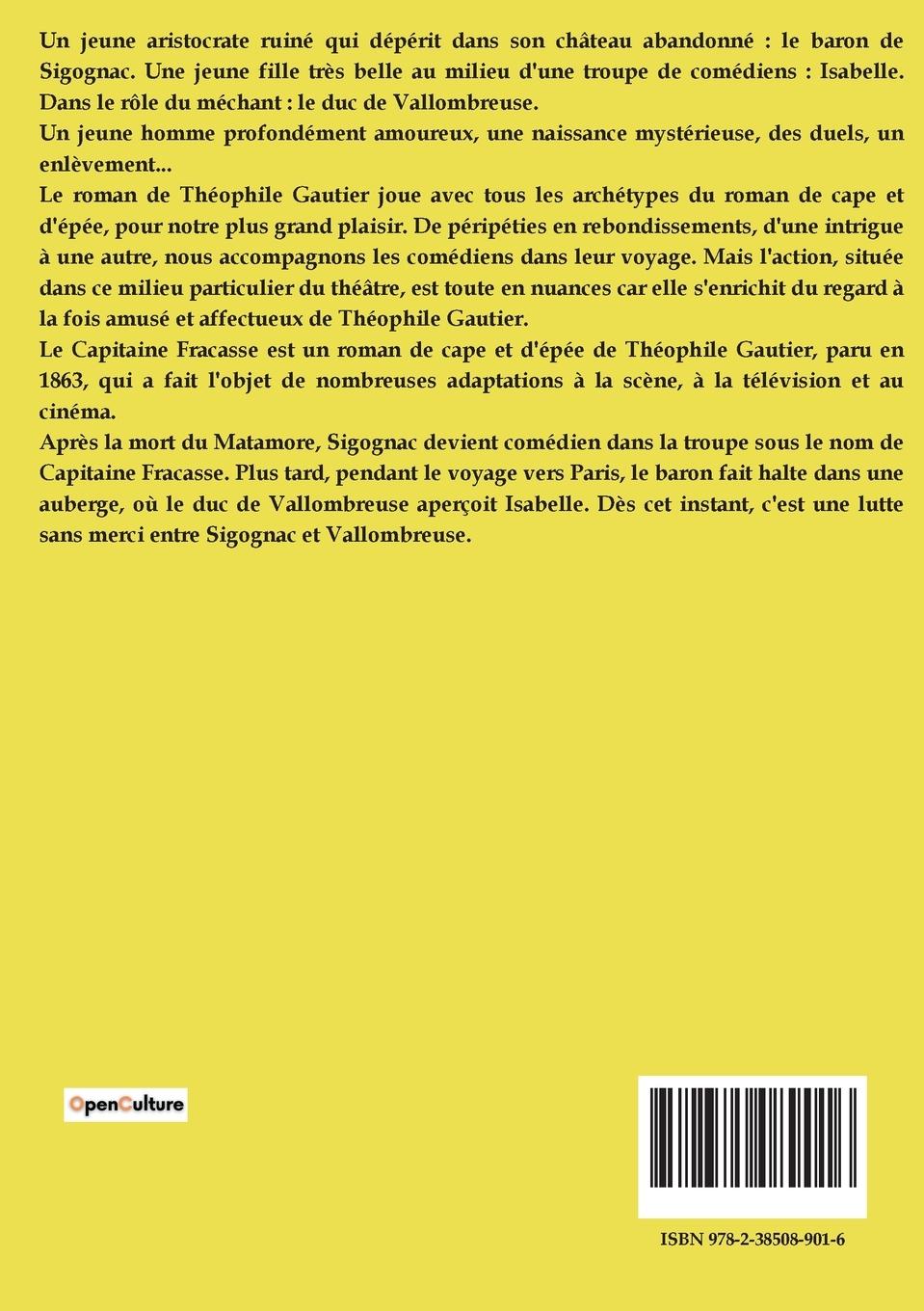 Rückseitencover Le Capitaine Fracasse