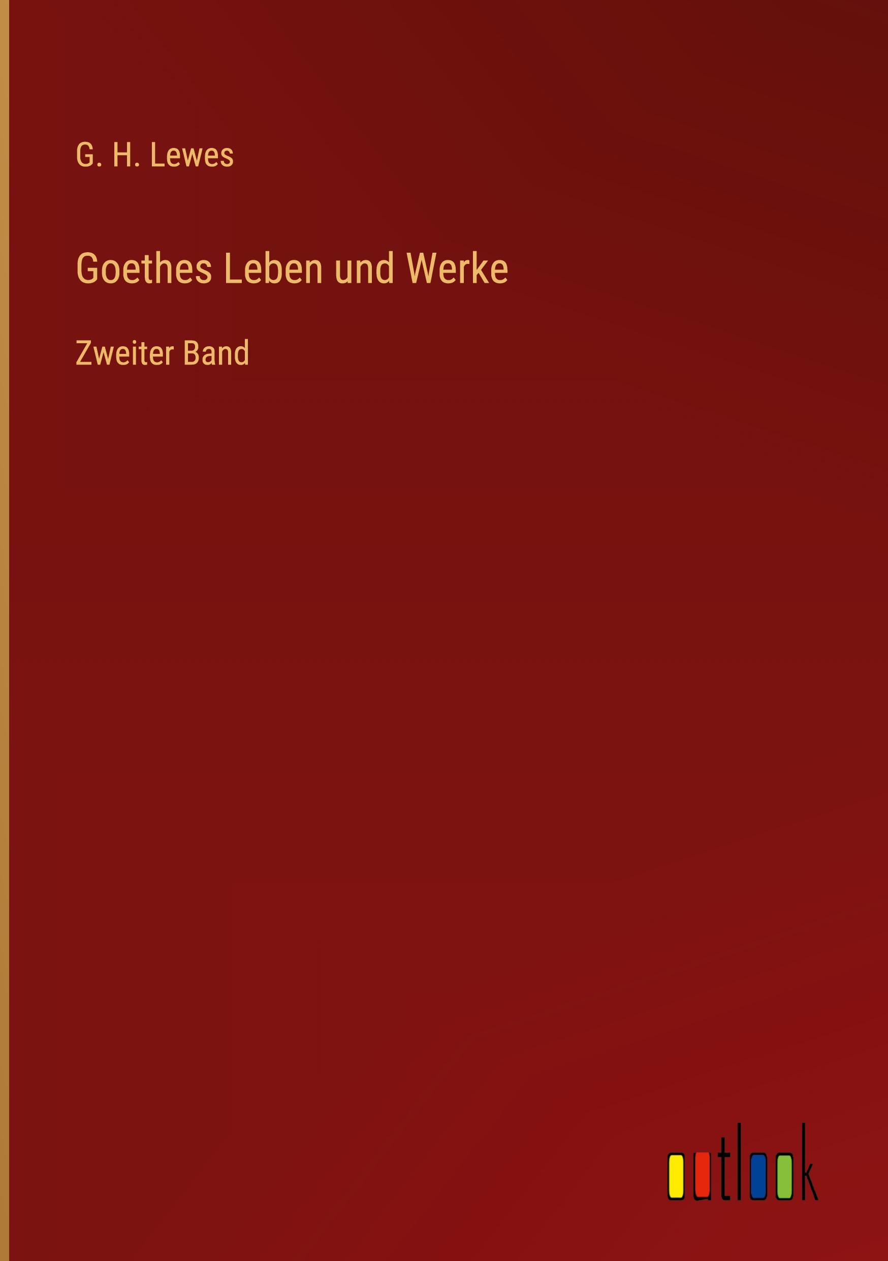 Vorderes Coverbild Goethes Leben und Werke