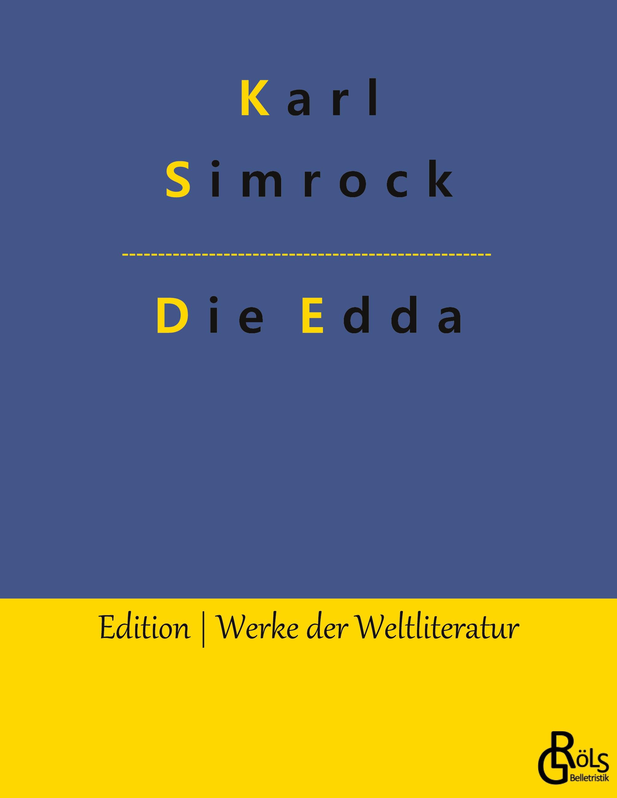 Vorderes Coverbild Die Edda