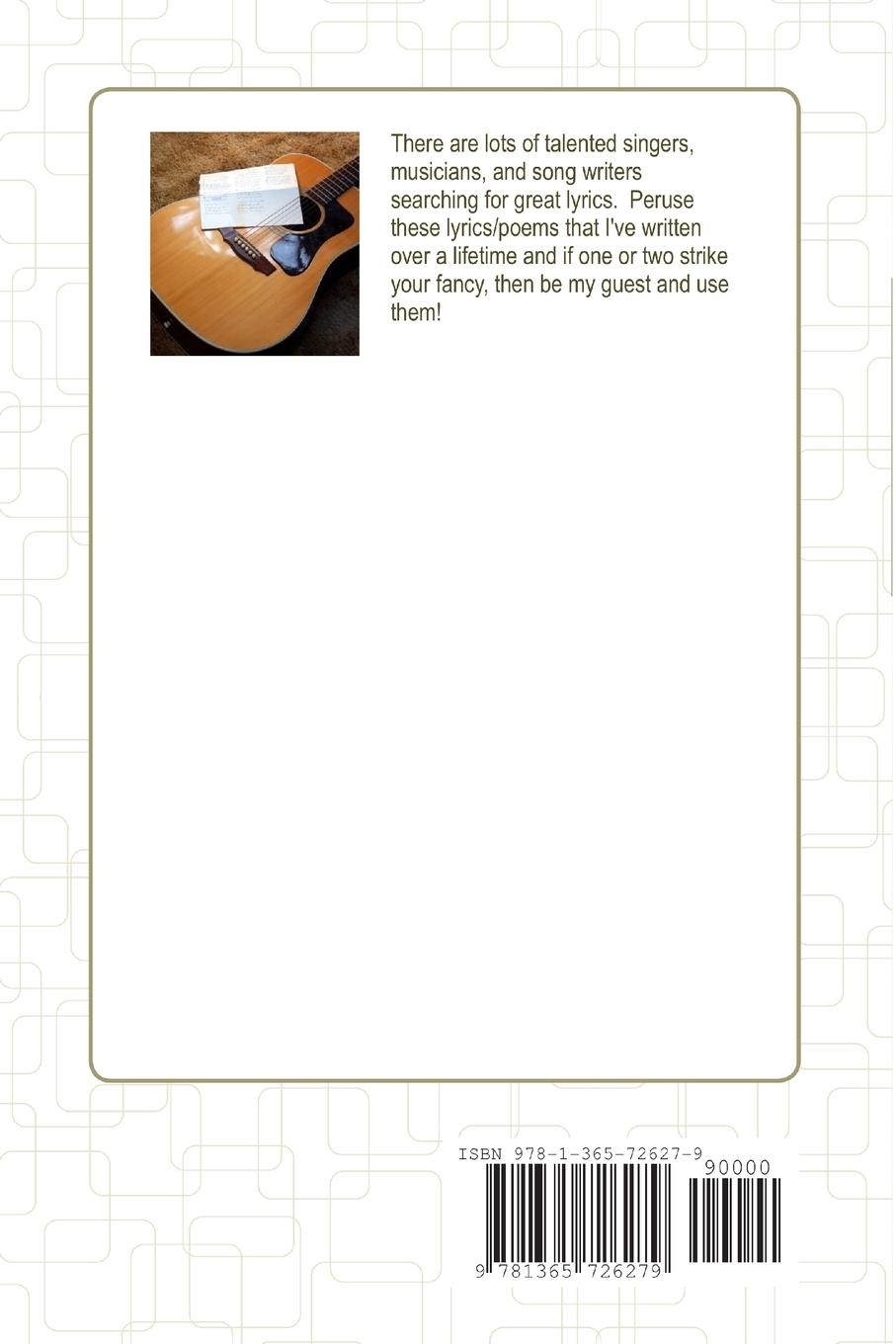 Rückseitencover Lyrics to Unsung Songs