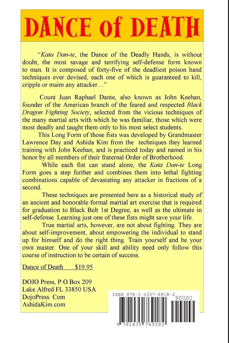 Rückseitencover Dance of Death