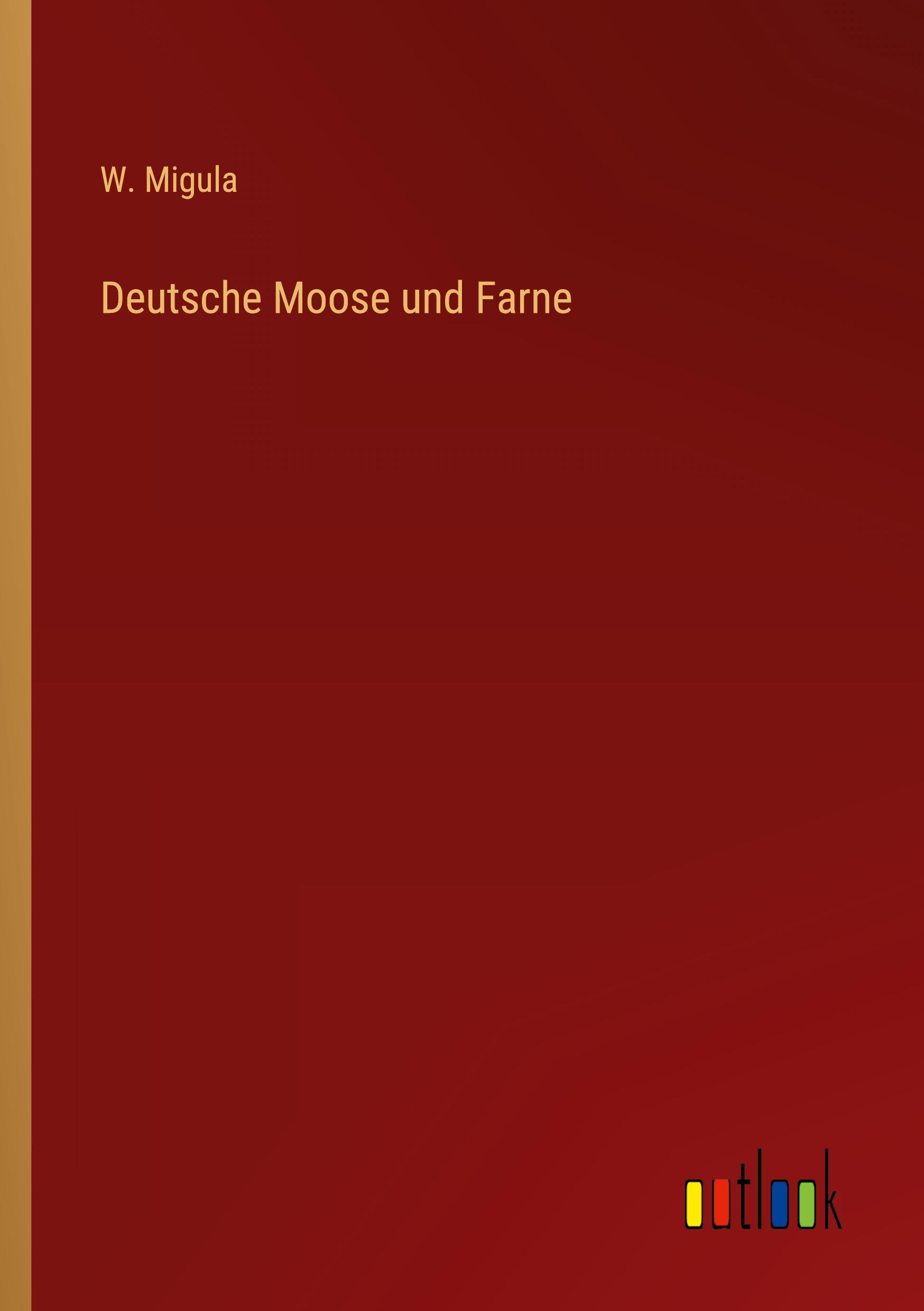 Vorderes Coverbild Deutsche Moose und Farne