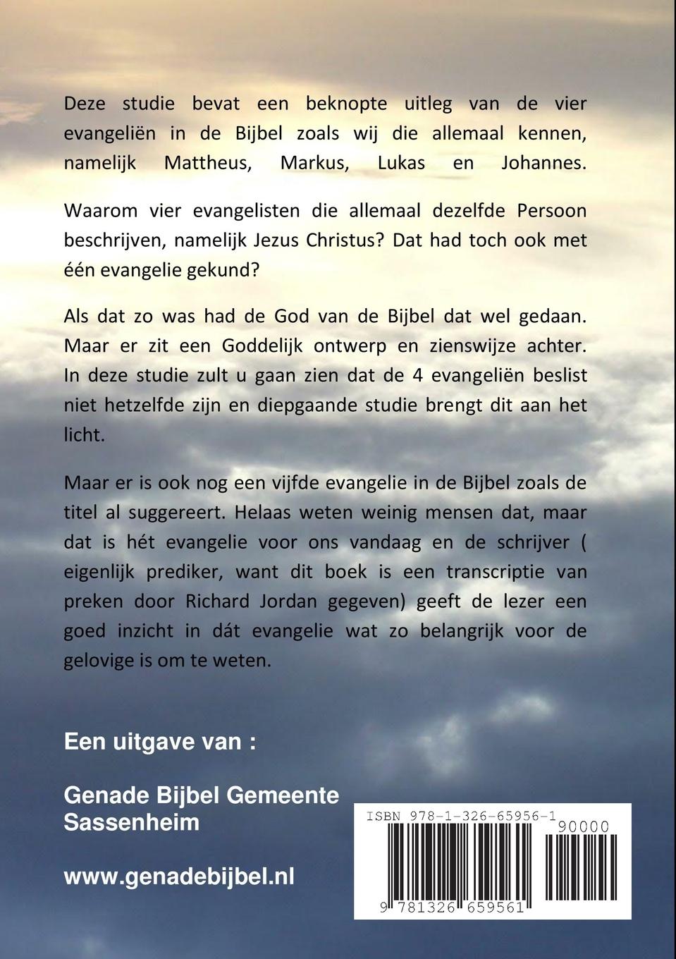 Rückseitencover De vijf Evangelieen