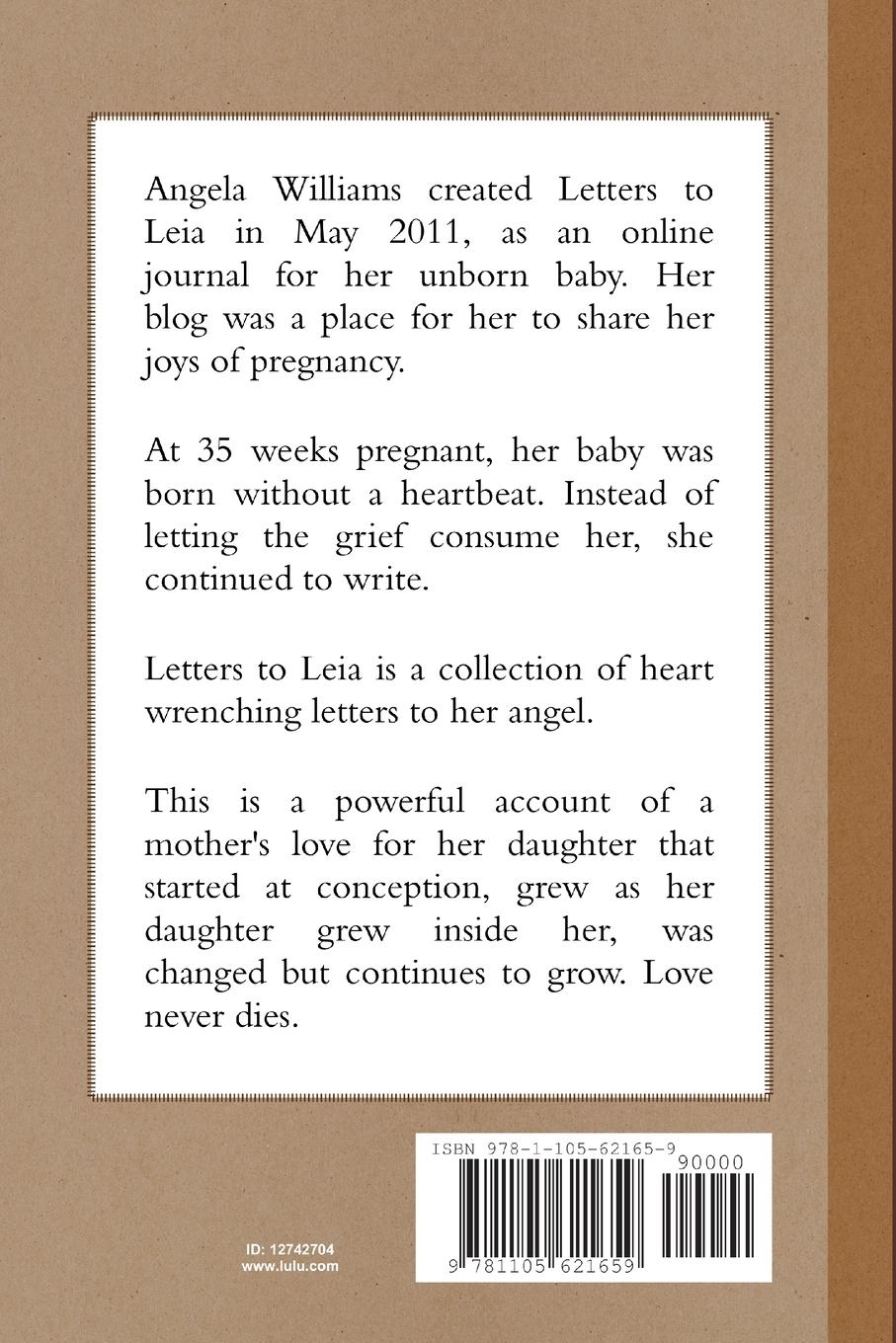 Rückseitencover Letters To Leia