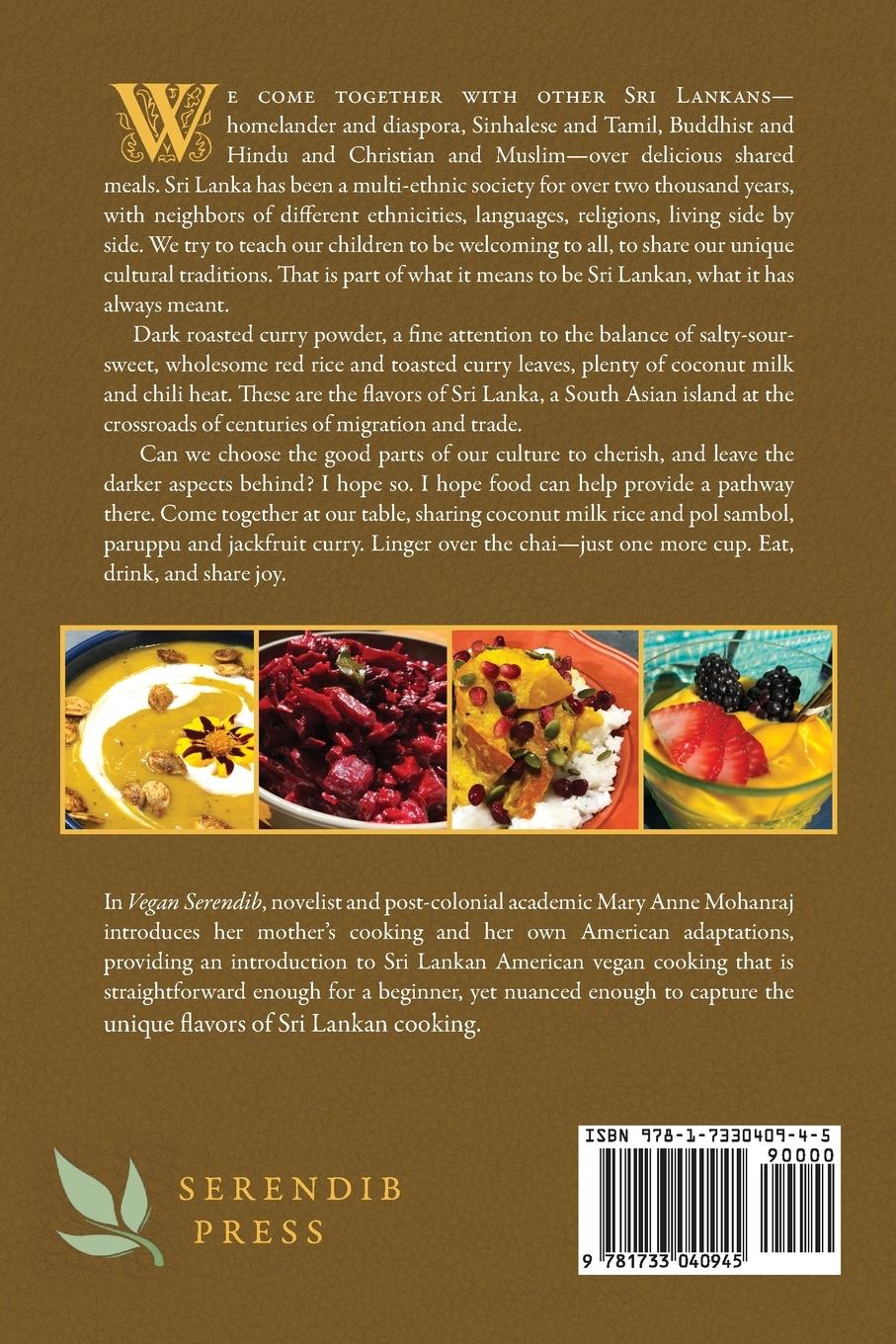 Rückseitencover Vegan Serendib