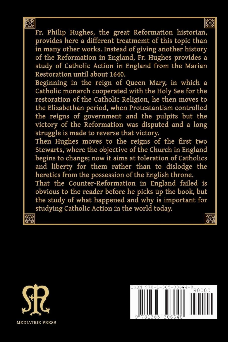 Rückseitencover Rome and the Counter-Reformation in England