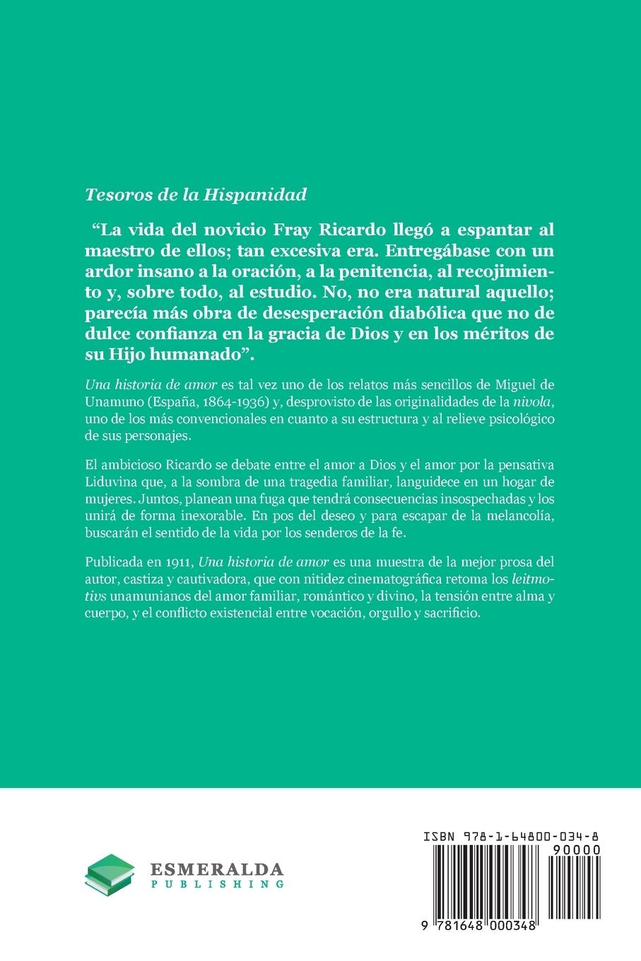Rückseitencover Una historia de amor