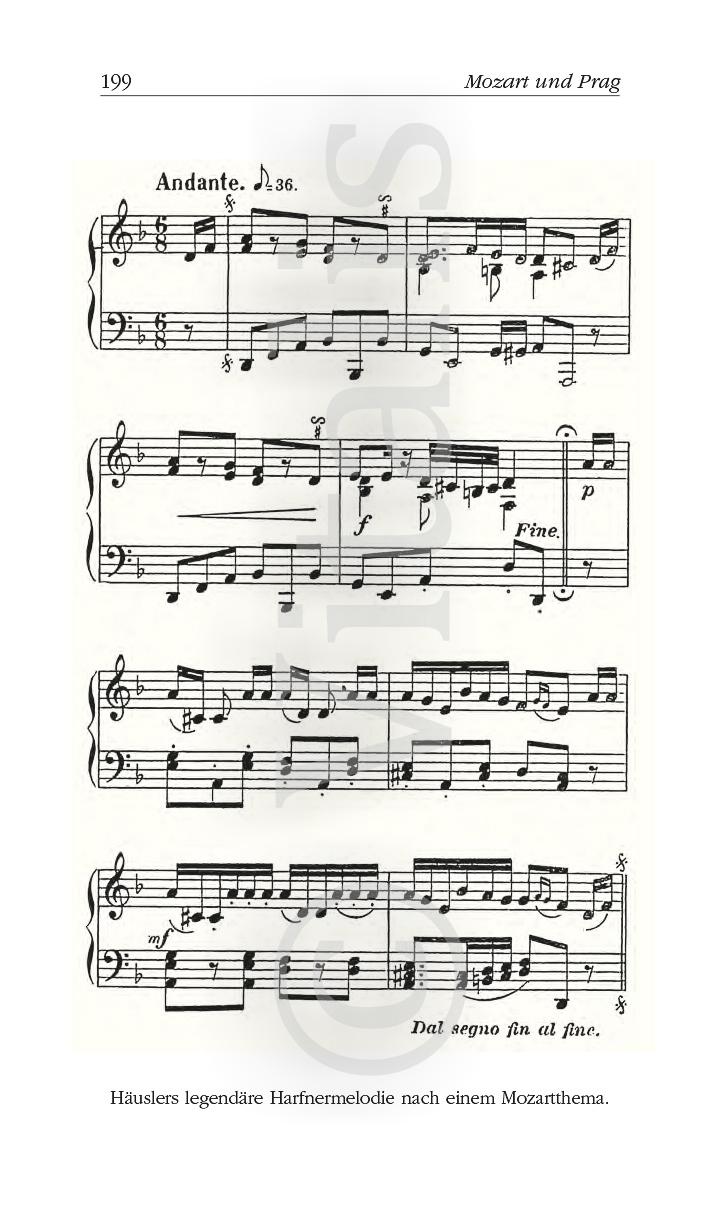 Beispielinhalt (Bild) Mozart und Prag