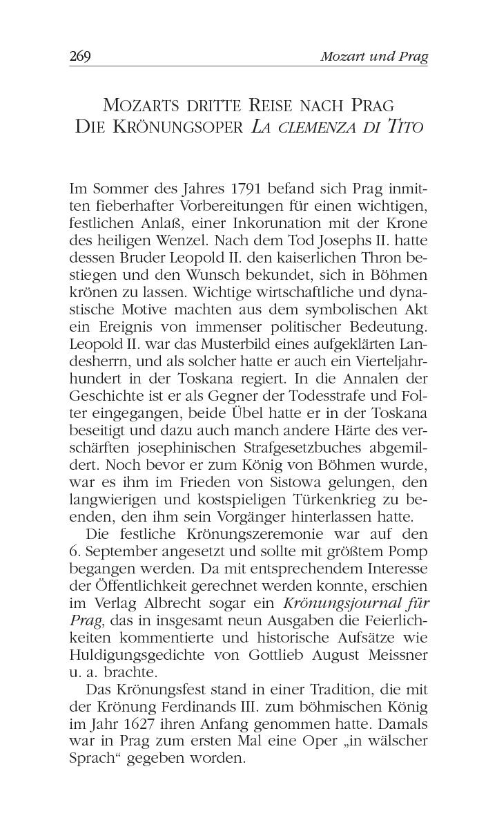 Beispielinhalt (Bild) Mozart und Prag