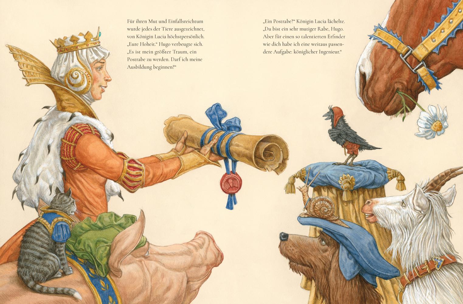 Beispielinhalt (Bild) Hugo und die Legende von Burg Drachenhügel